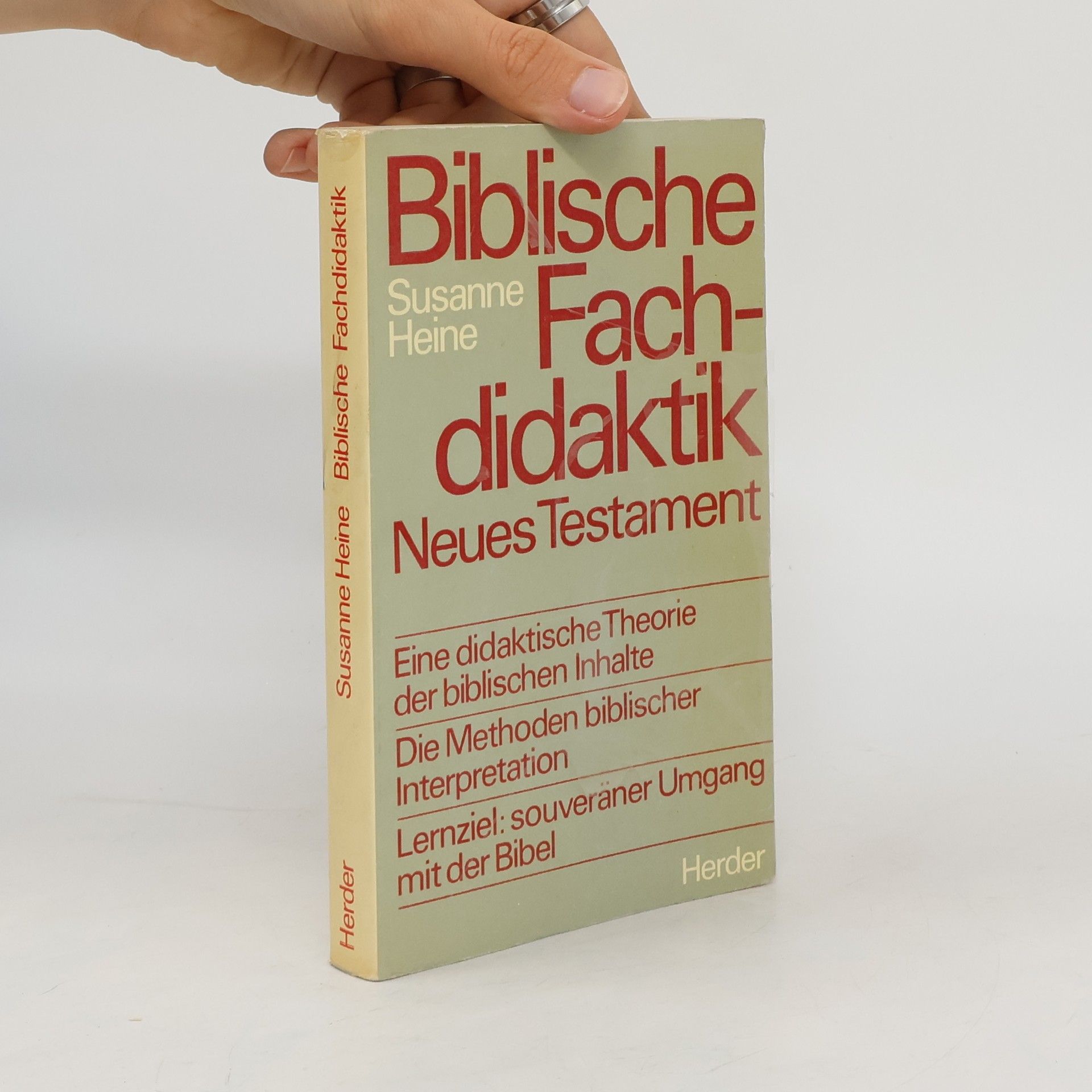 Susanne Heine Biblische Fachdidaktik, Neues Testament