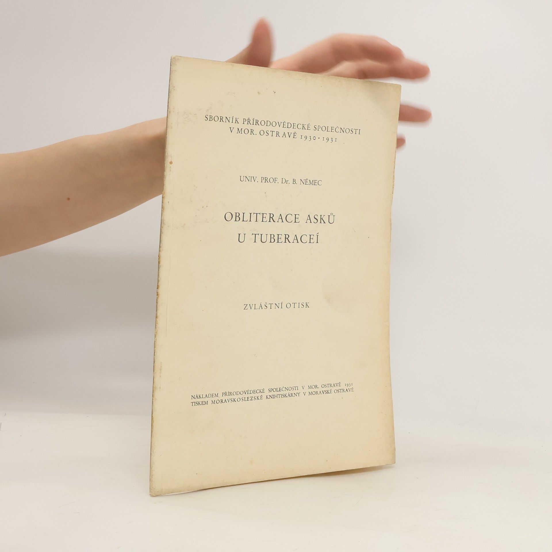 Auteurscollectief Obliterace asků u tuberaceí