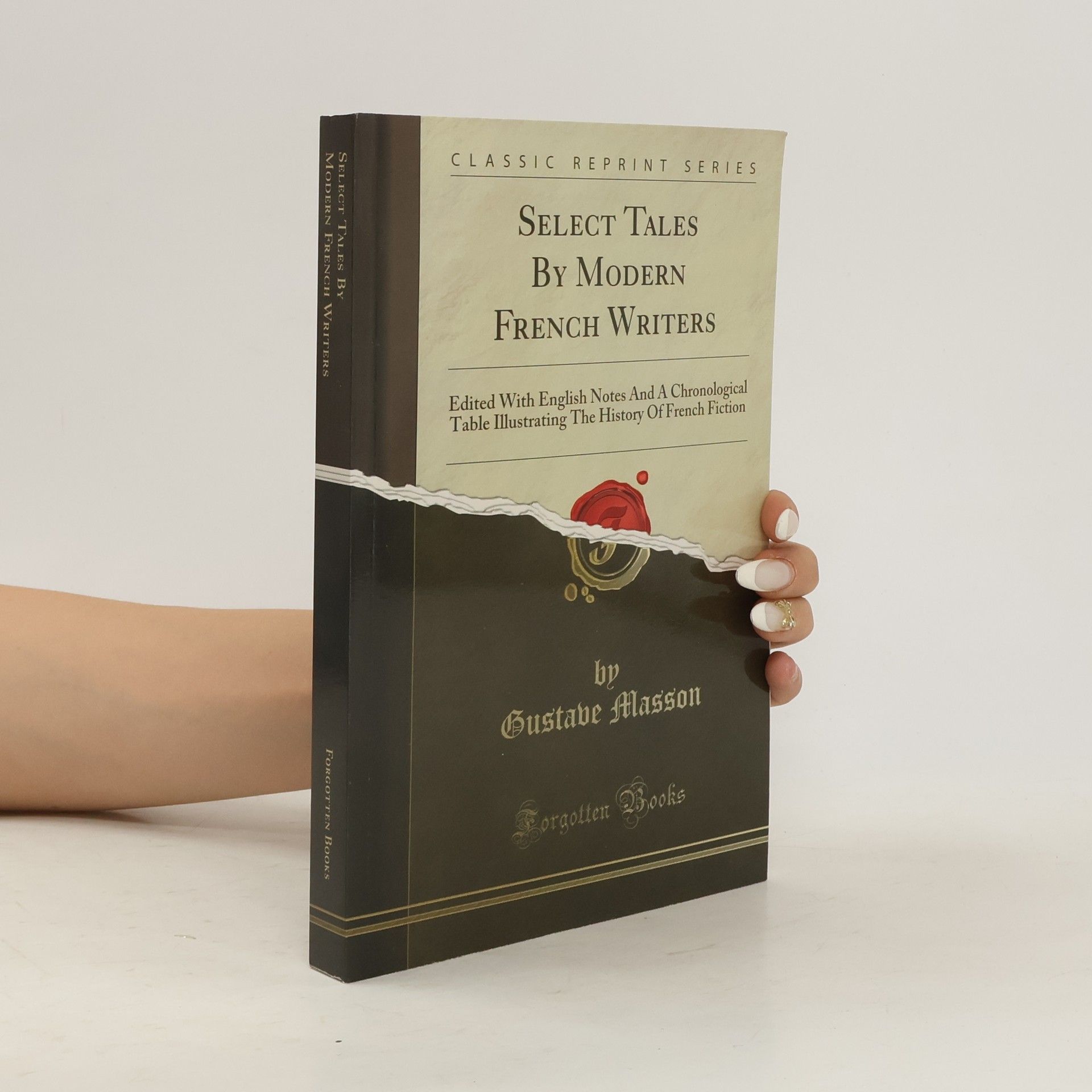 Gustave Masson Select Tales By Modern French Writers