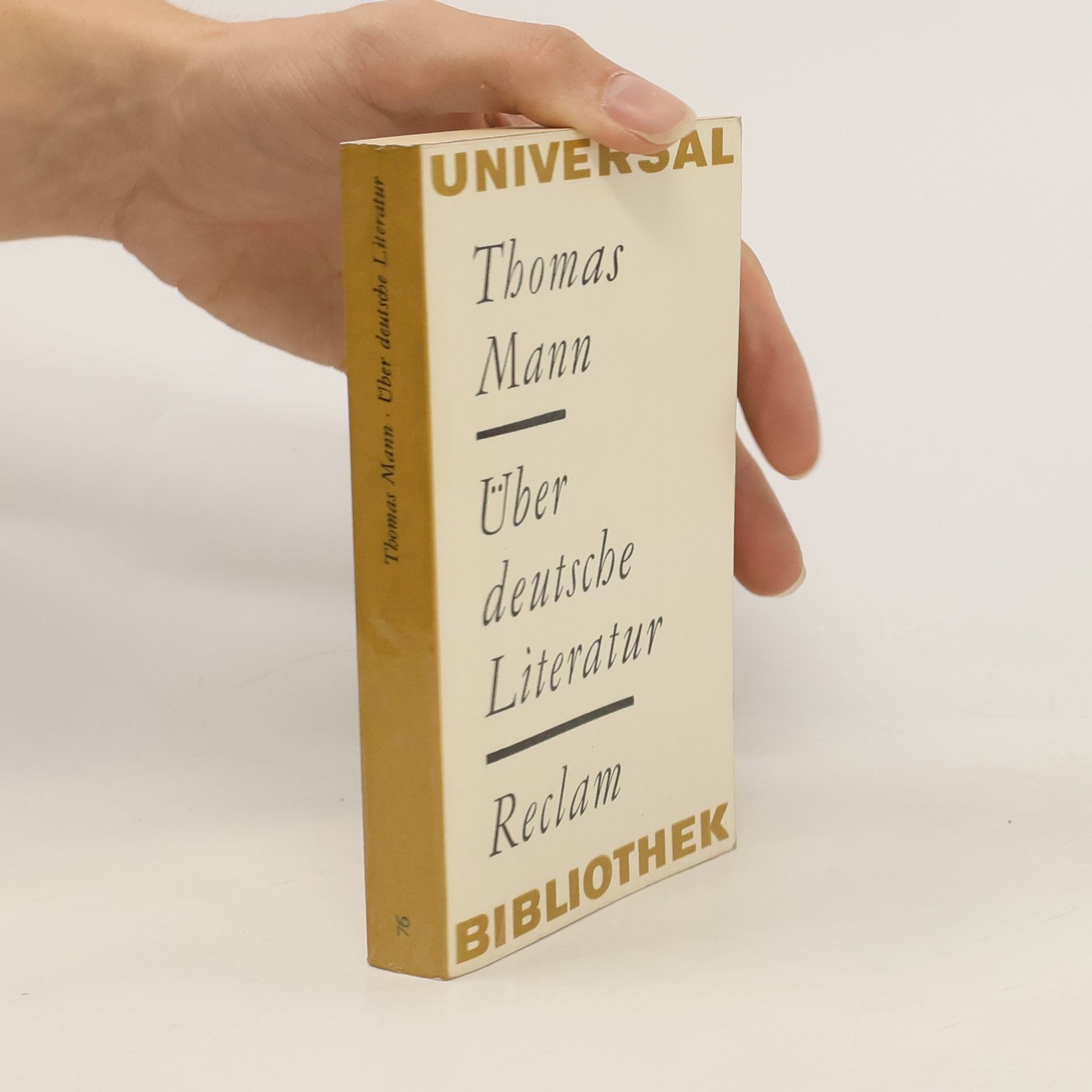 Thomas Mann Über deutsche Literatur