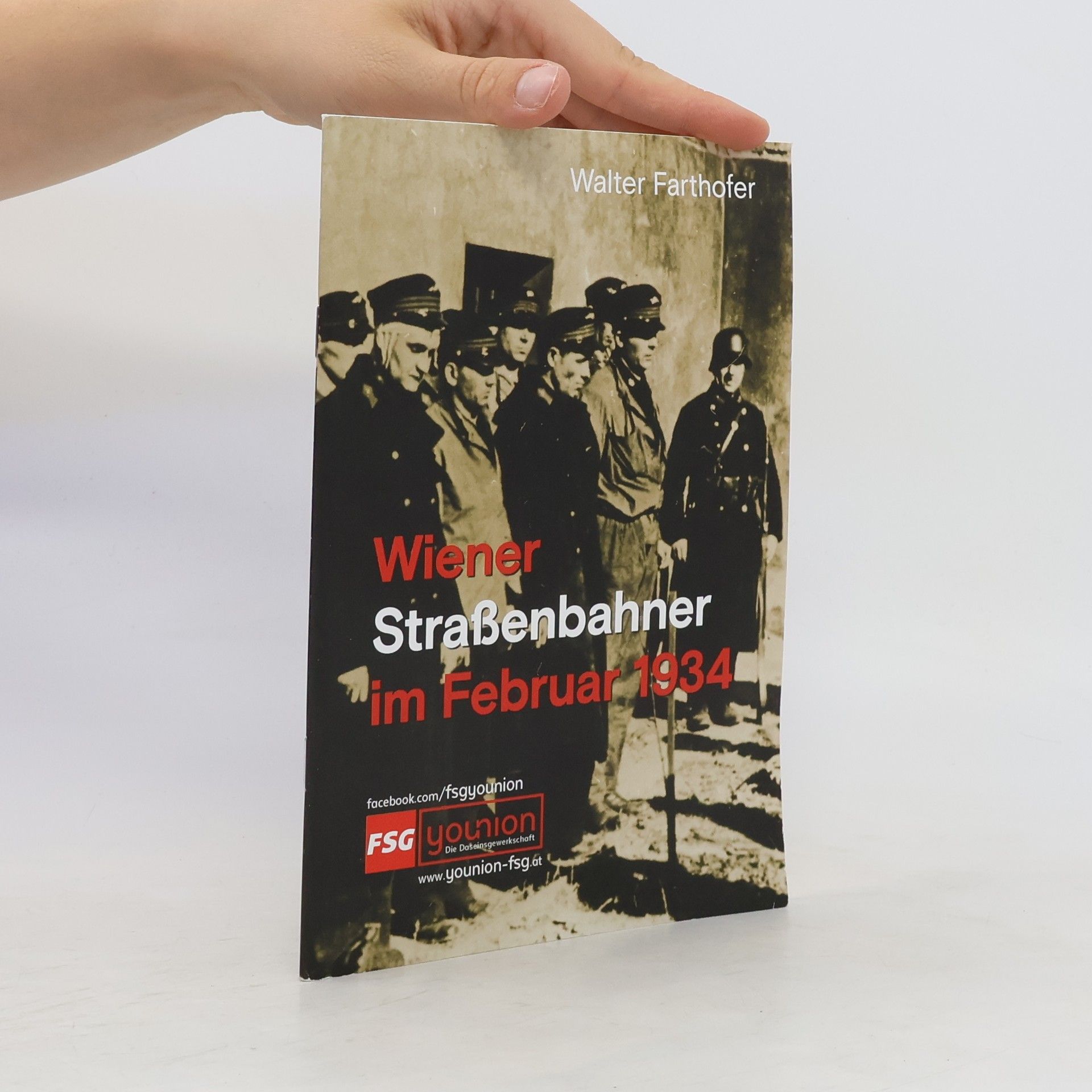 Walter Farthofer Wiener Straßenbahner im Februar 1934
