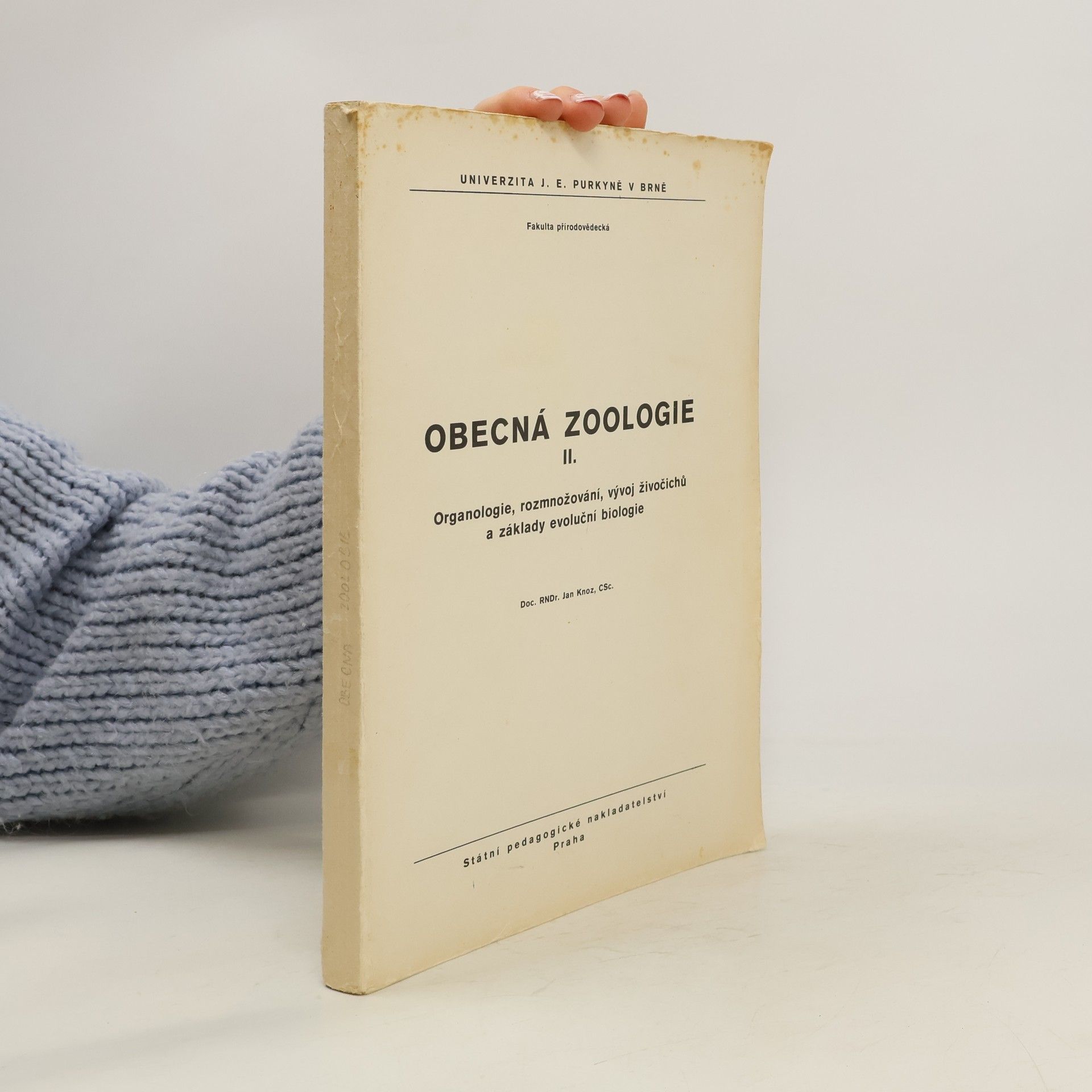Jan Knoz Obecná zoologie II.