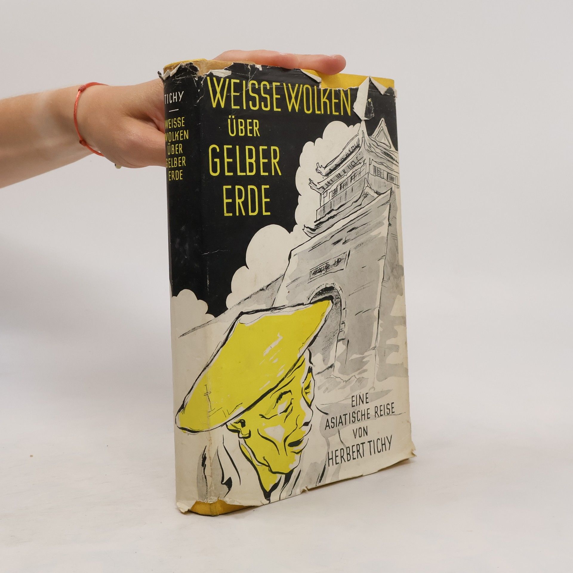 Herbert Tichy Weissewolken über gelber Erde