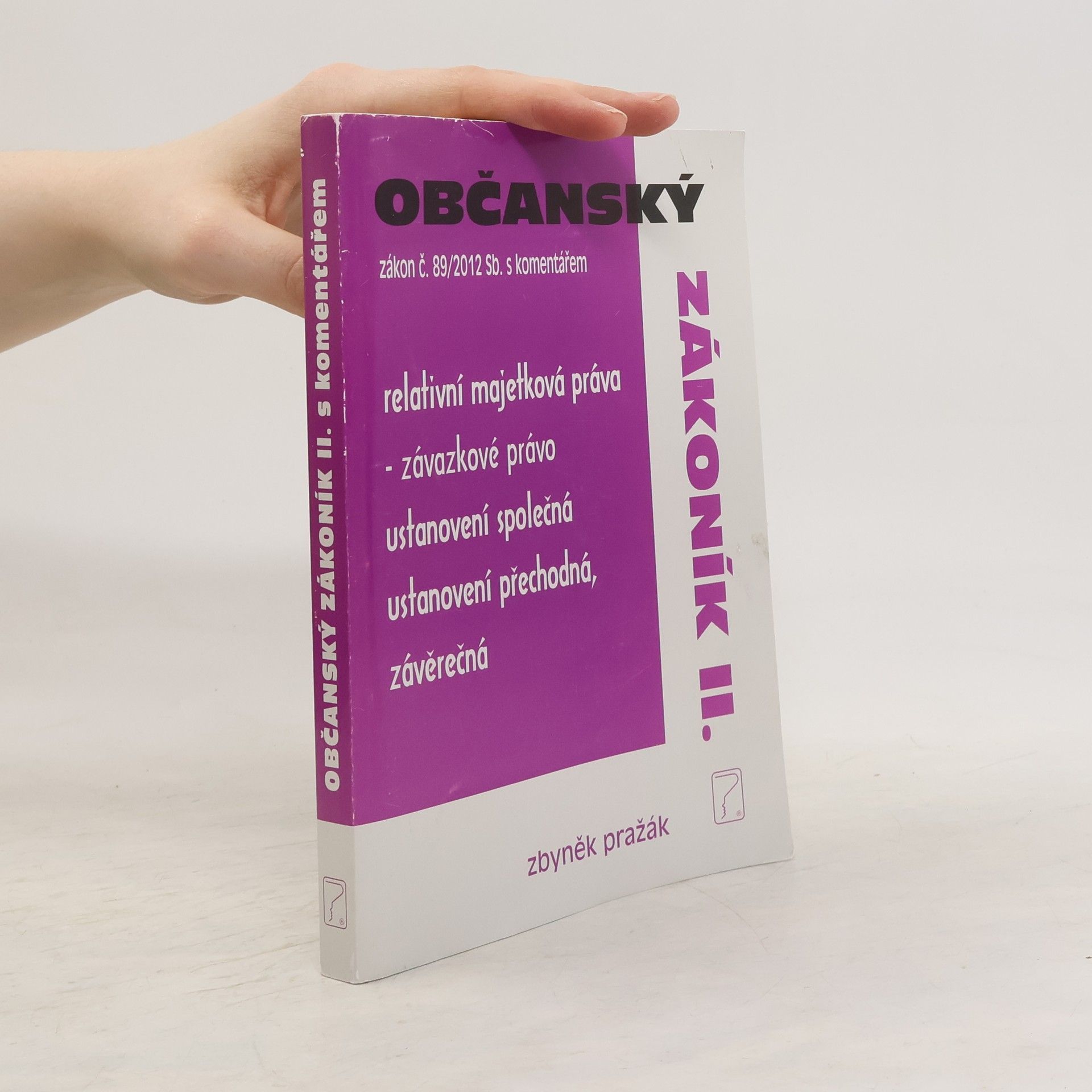 Zbyněk Pražák Občanský zákoník II.  Zákon č. 89 s komentářem
