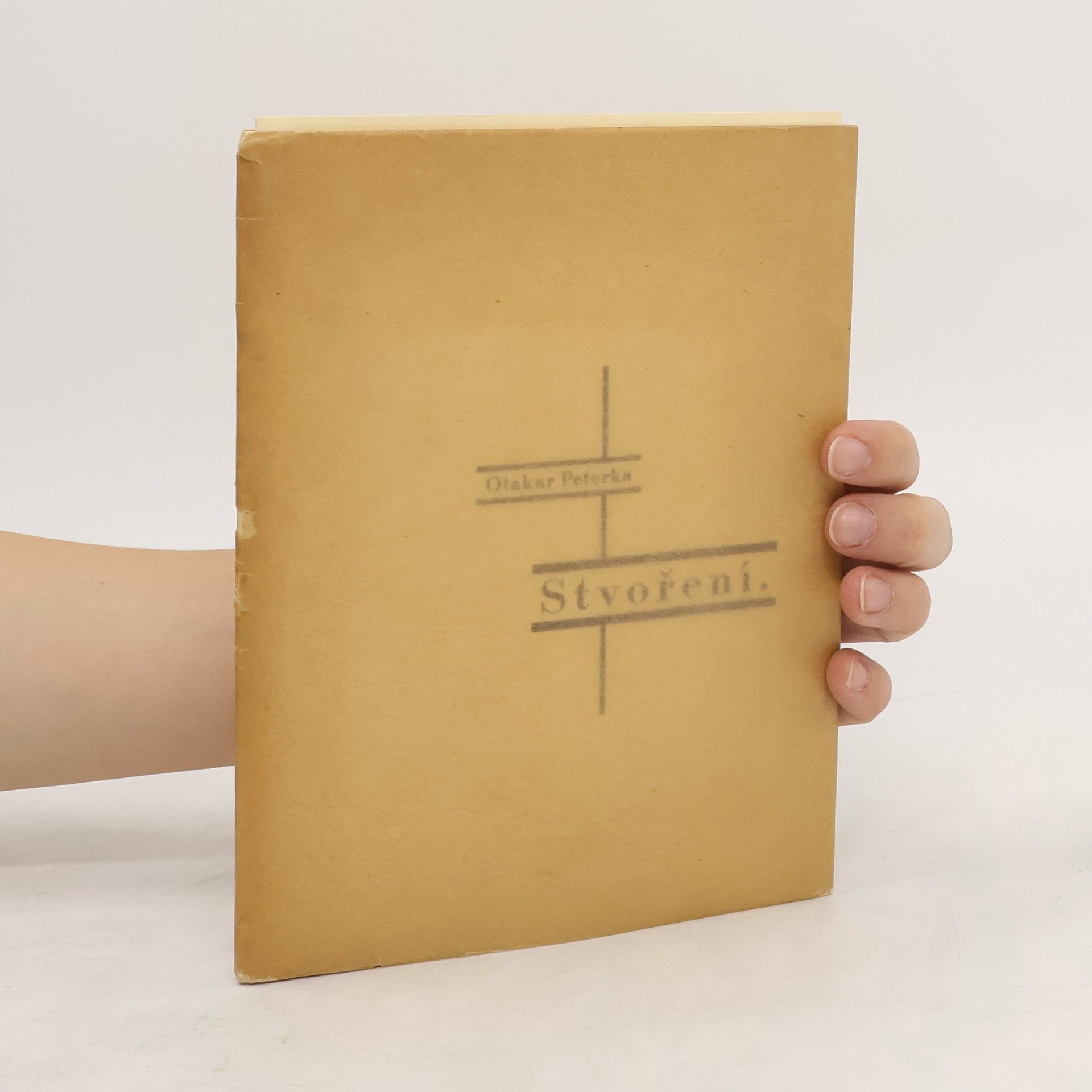 Otakar Peterka Stvoření