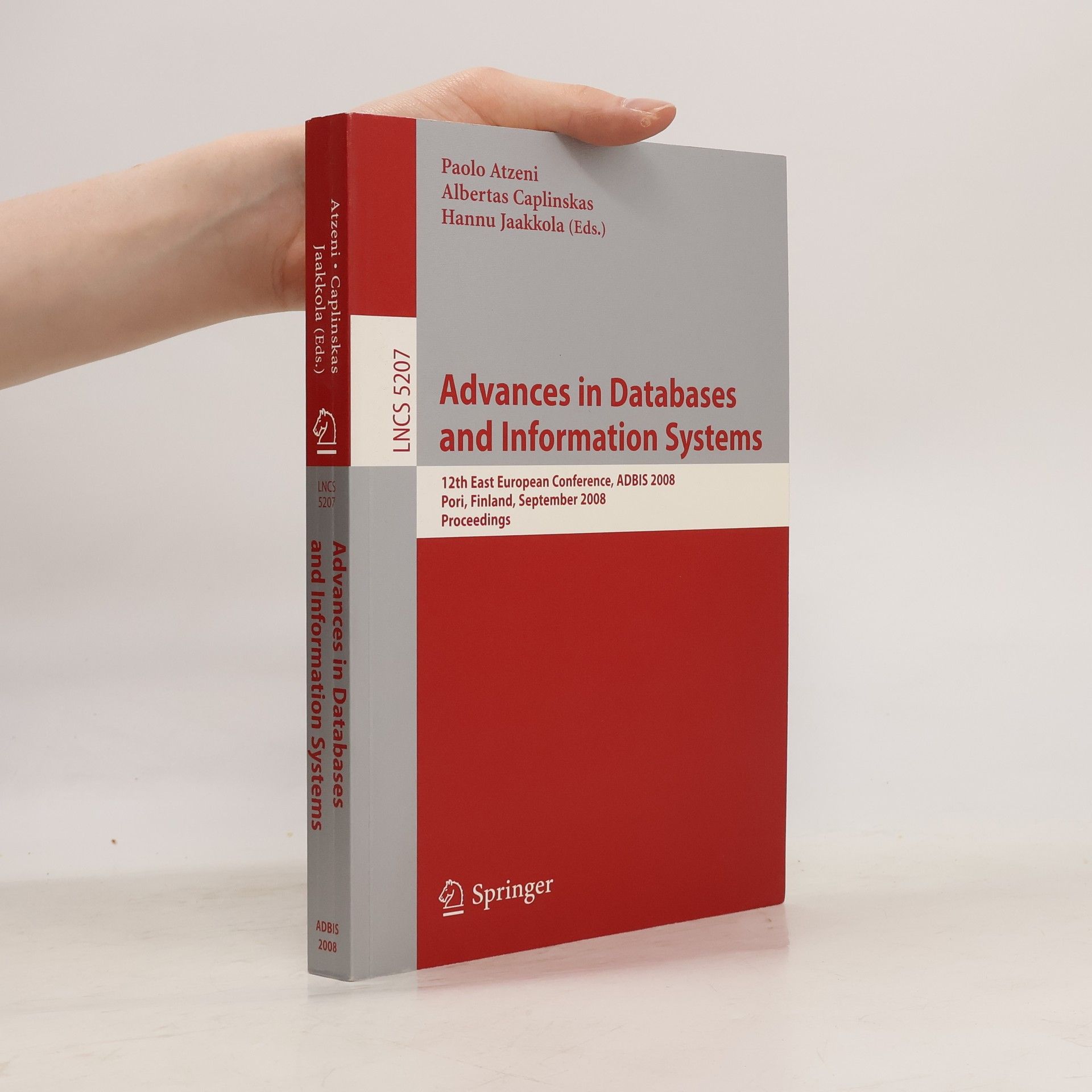 Paolo Atzeni Advances in databases and information systems