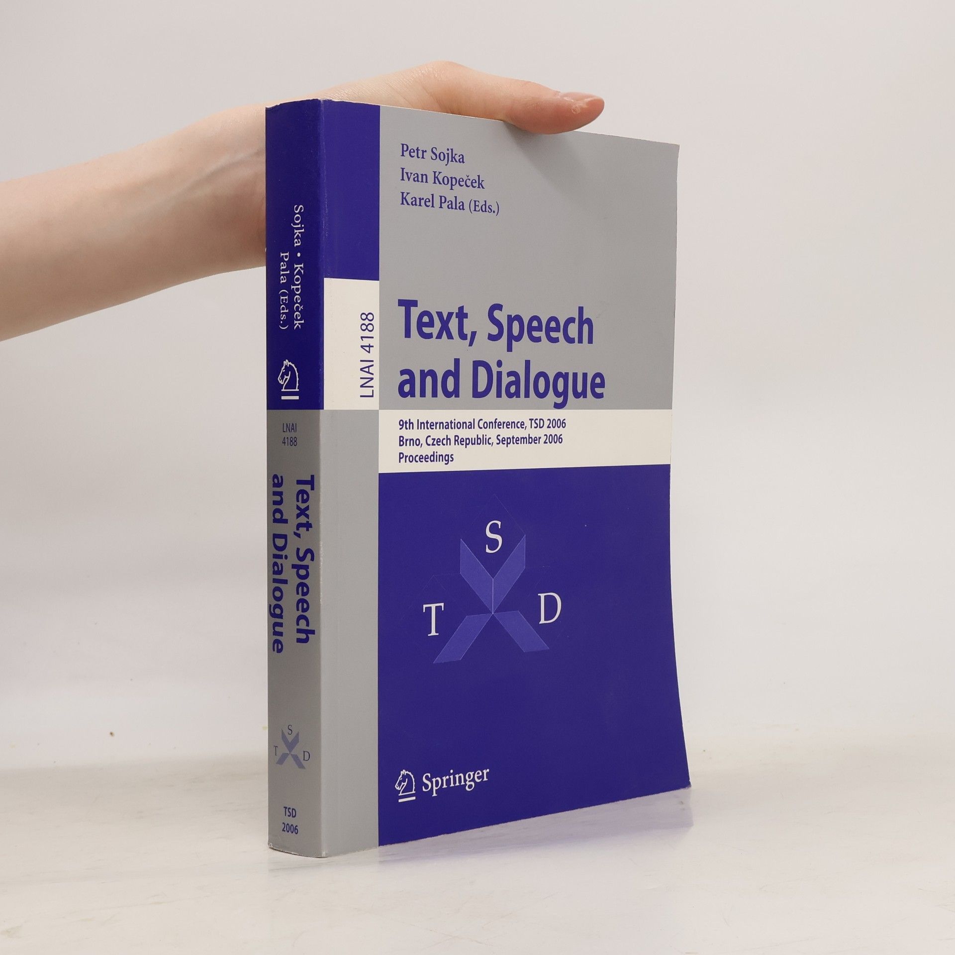 Petr Sojka Text, speech and dialogue