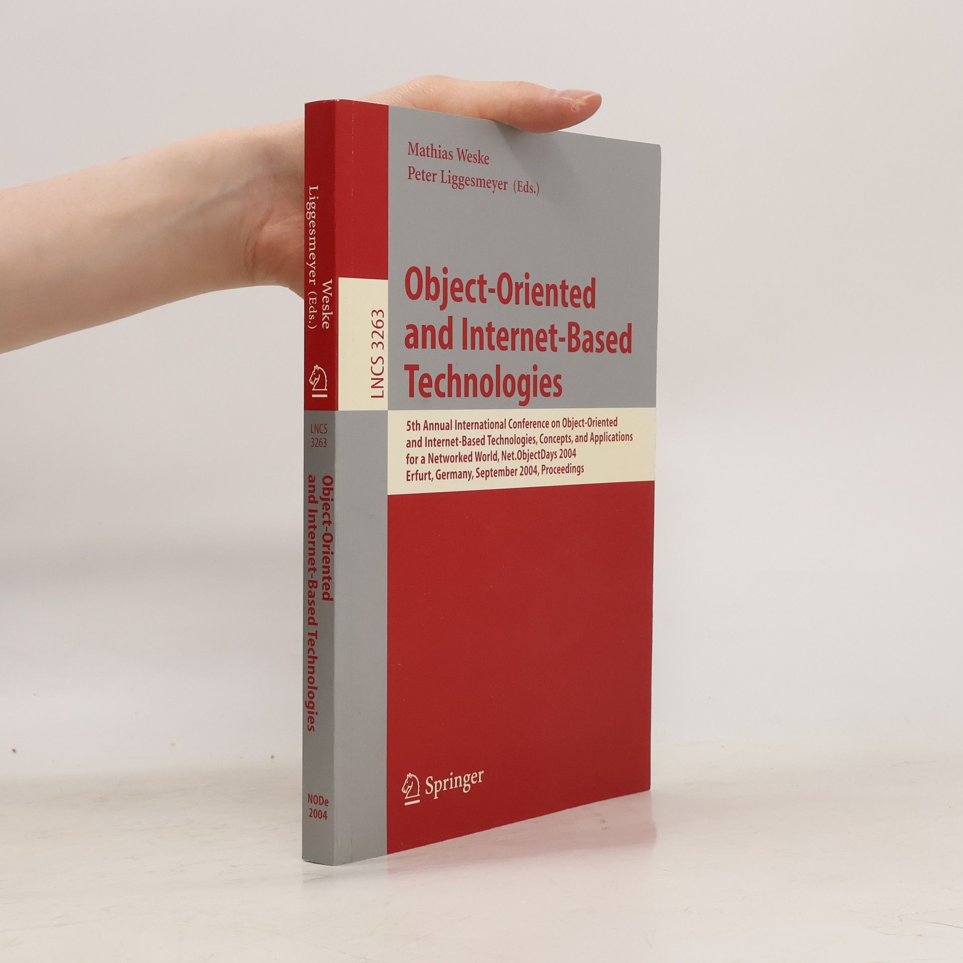 Mathias Weske Object oriented and internet based technologies