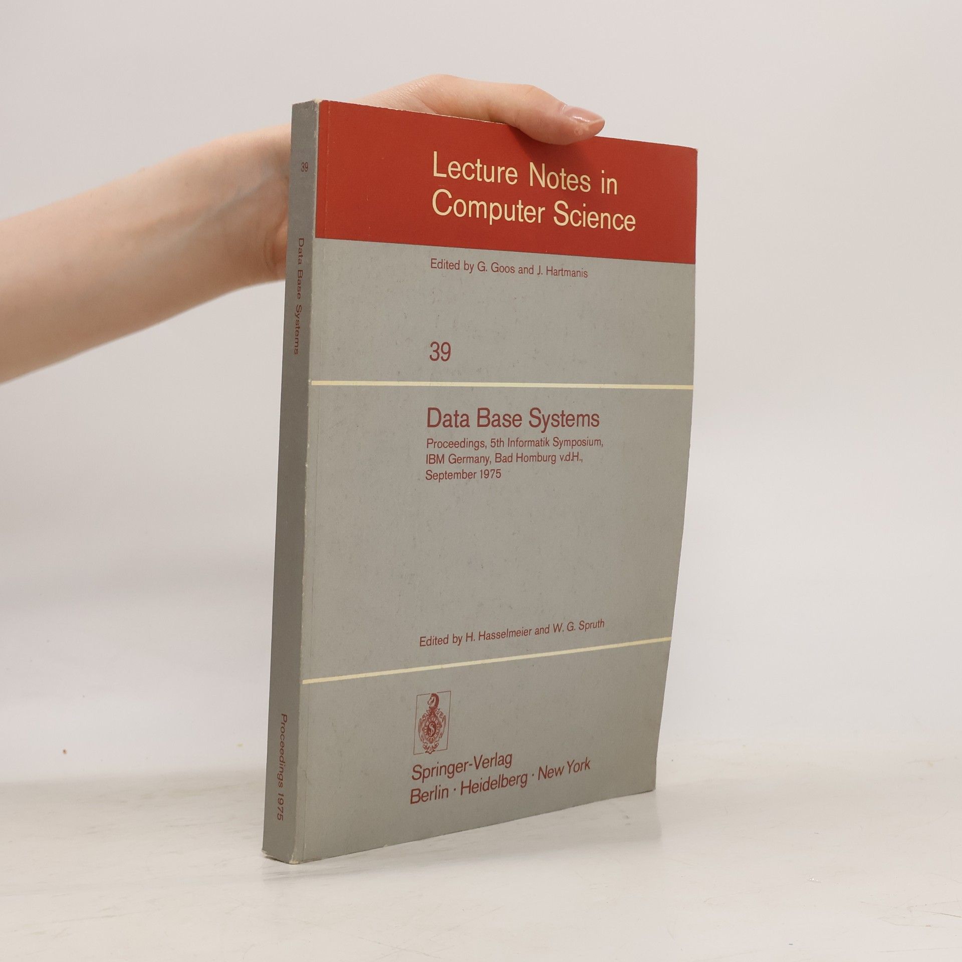 Helmut Hasselmeier Data-base Systems 39