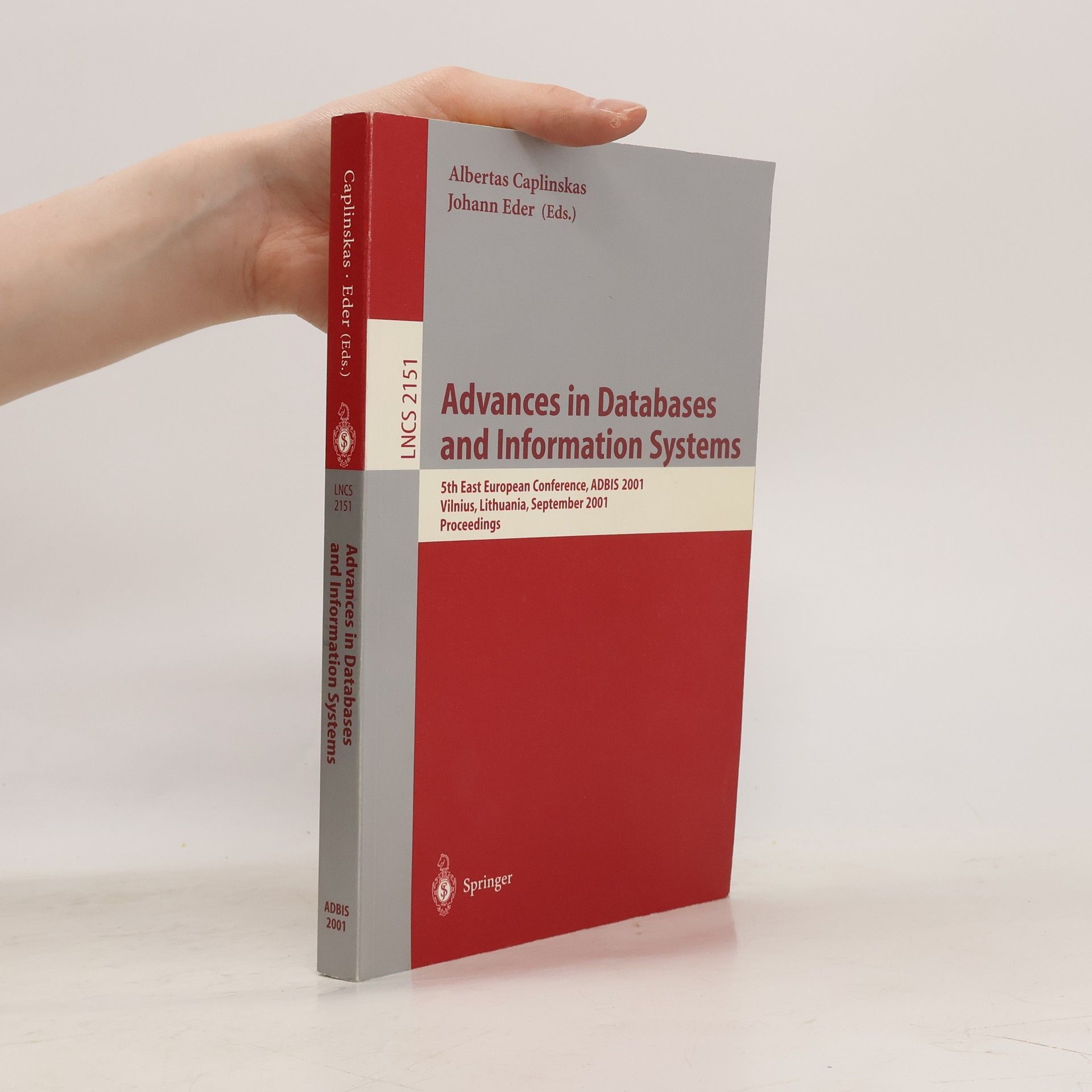 Albertas Caplinskas Advances in databases and information systems