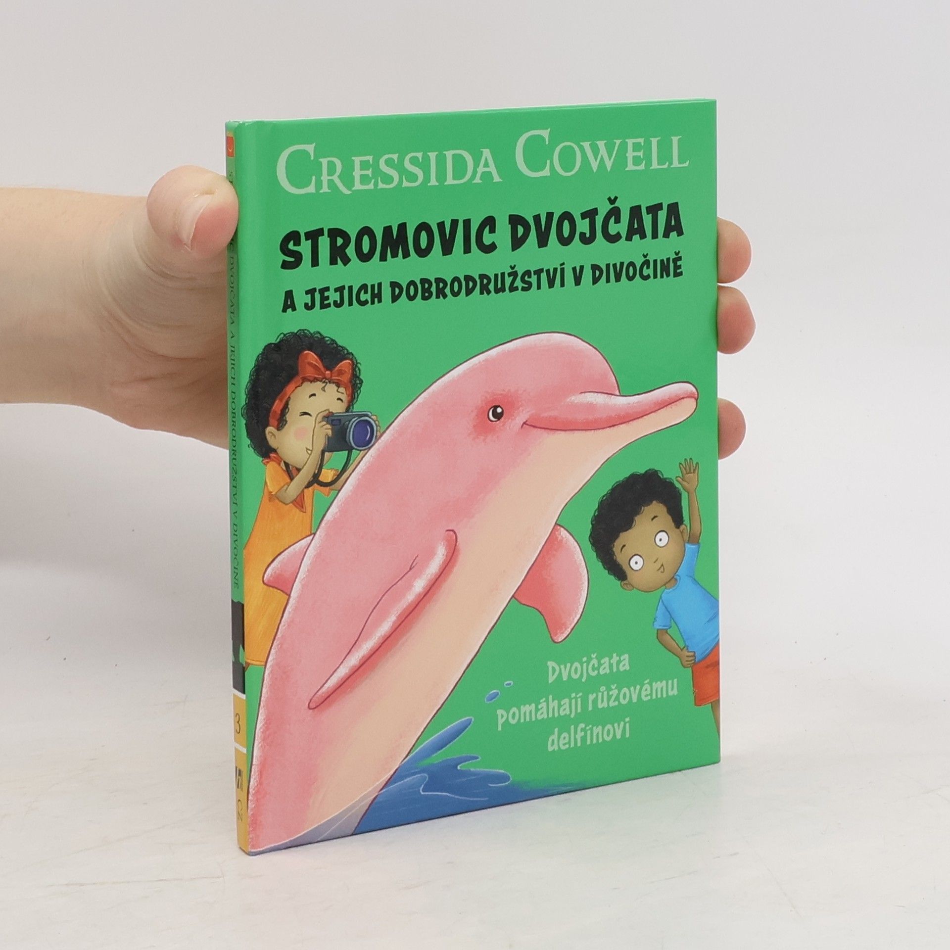 Cressida Cowell Dvojčata pomáhají růžovému delfínovi
