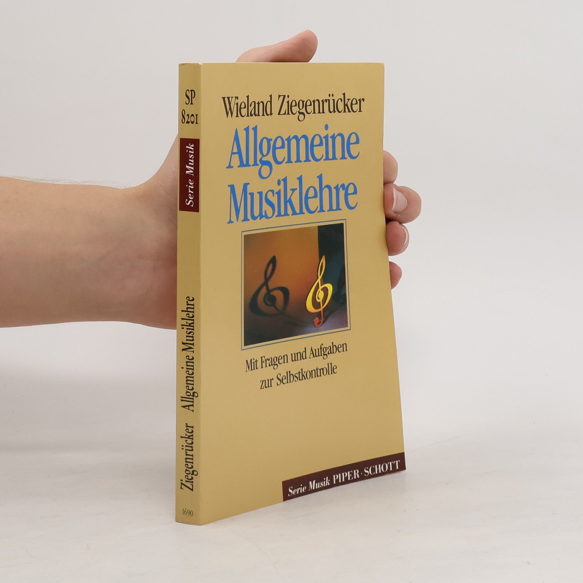 Wieland Ziegenrücker Allgemeine Musiklehre