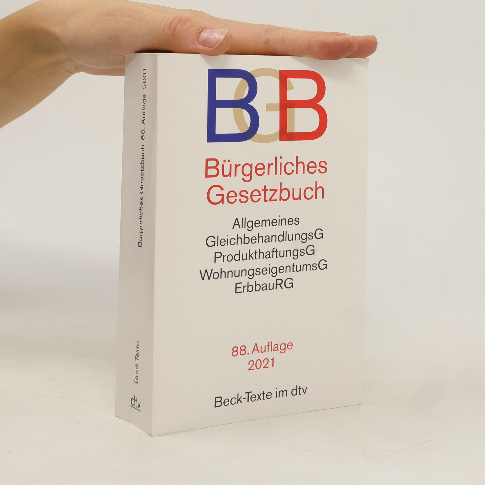 Autorenkollektiv BGB-Bürgerliches Gesetzbuch, 88.Auflage, 5001