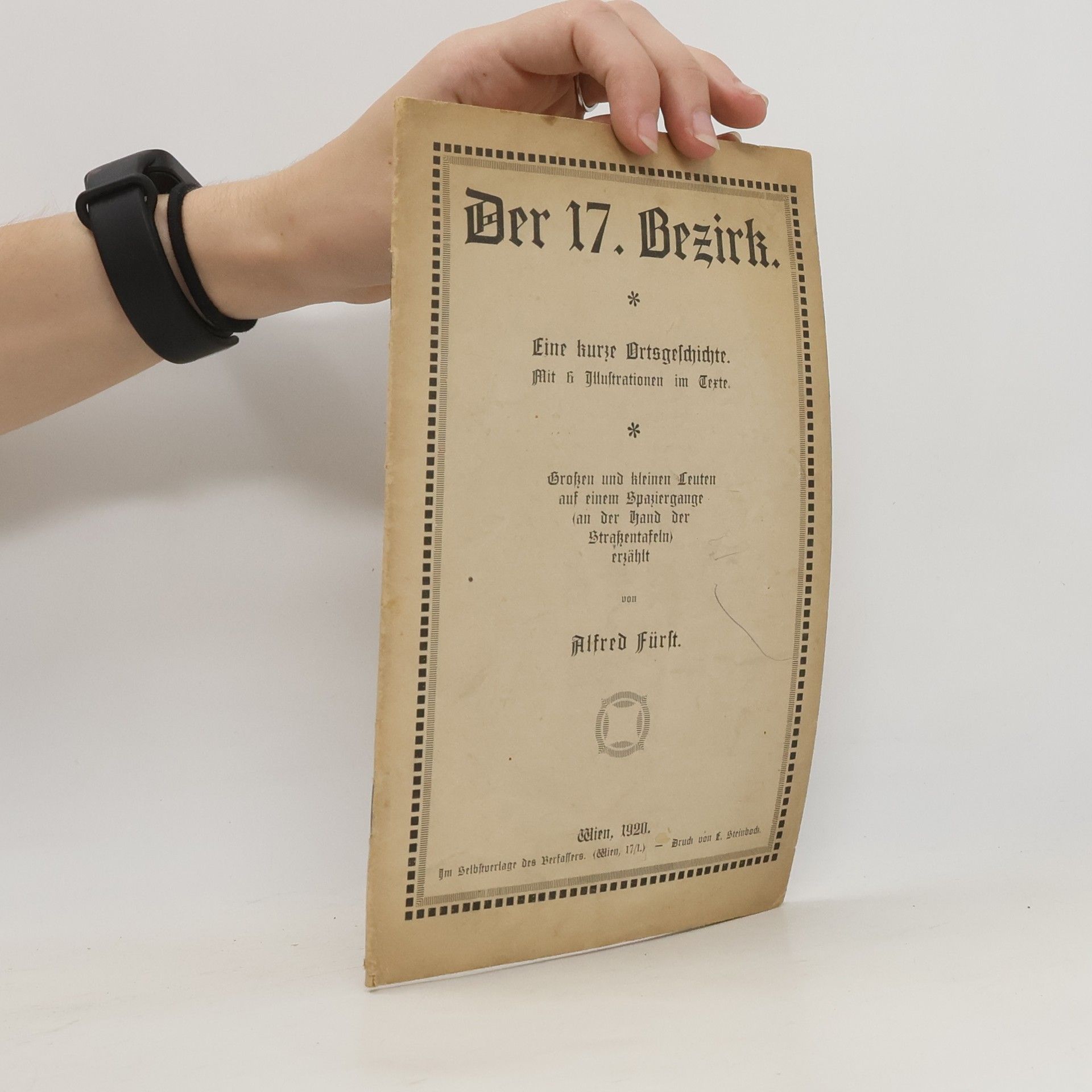 Alfred Fürst Der 17. Bezirk