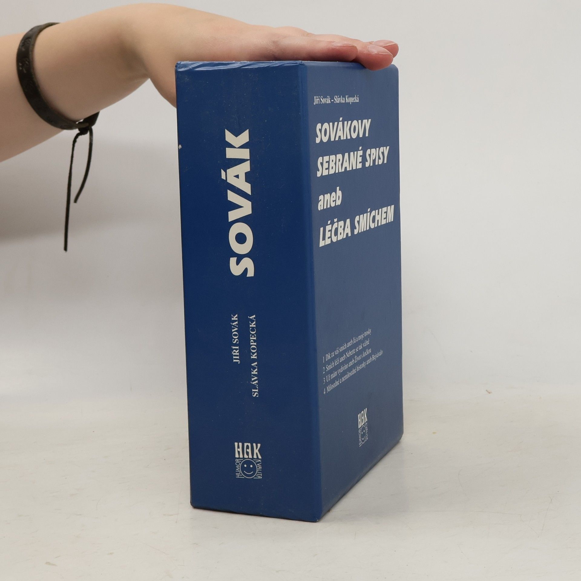 Jiří Sovák Sovákovy sebrané spisy aneb Léčba smíchem (box, 4 svazky)