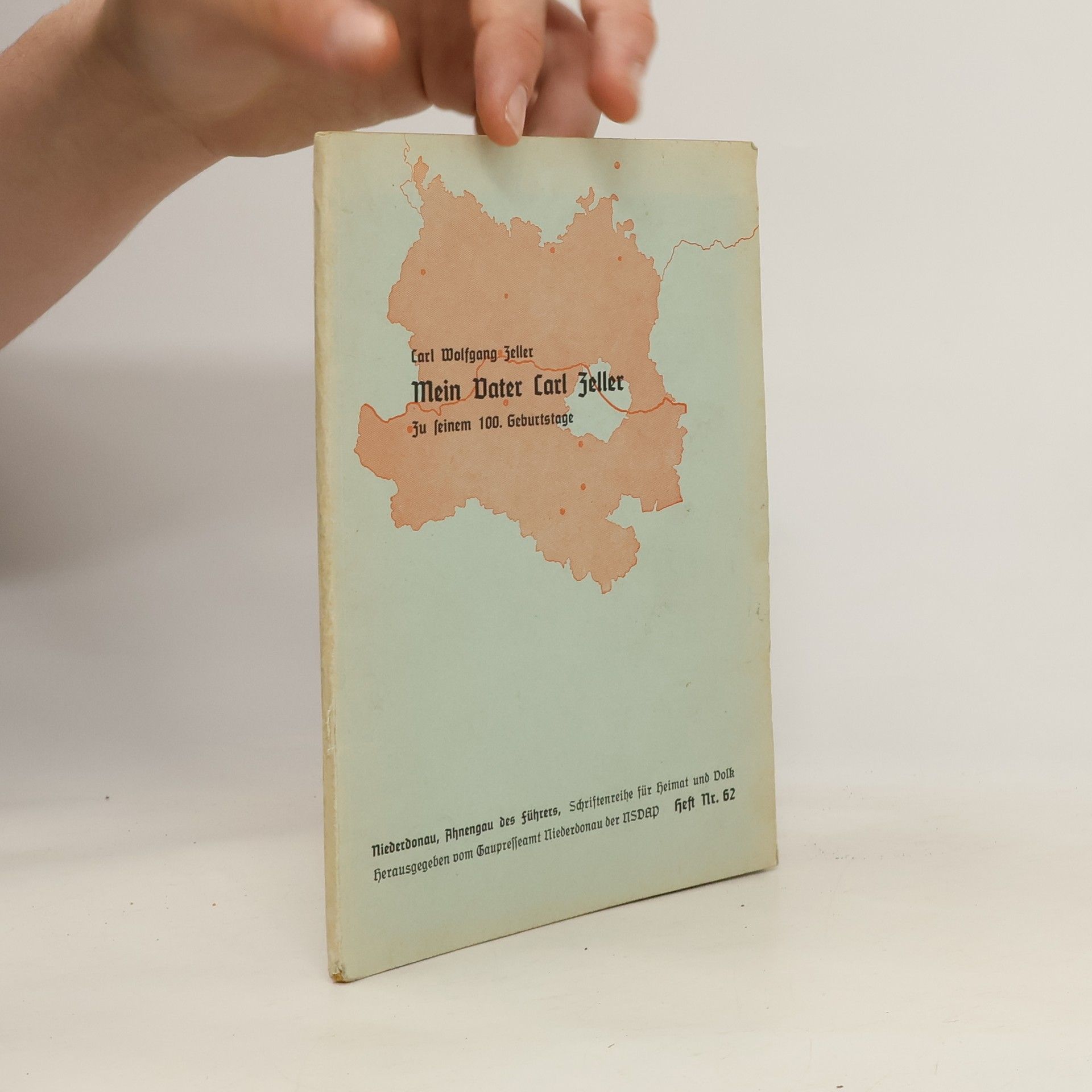 Carl Wolfgang Zeller Mein Vater Carl Zeller. Zu seinem 100. Geburtstage