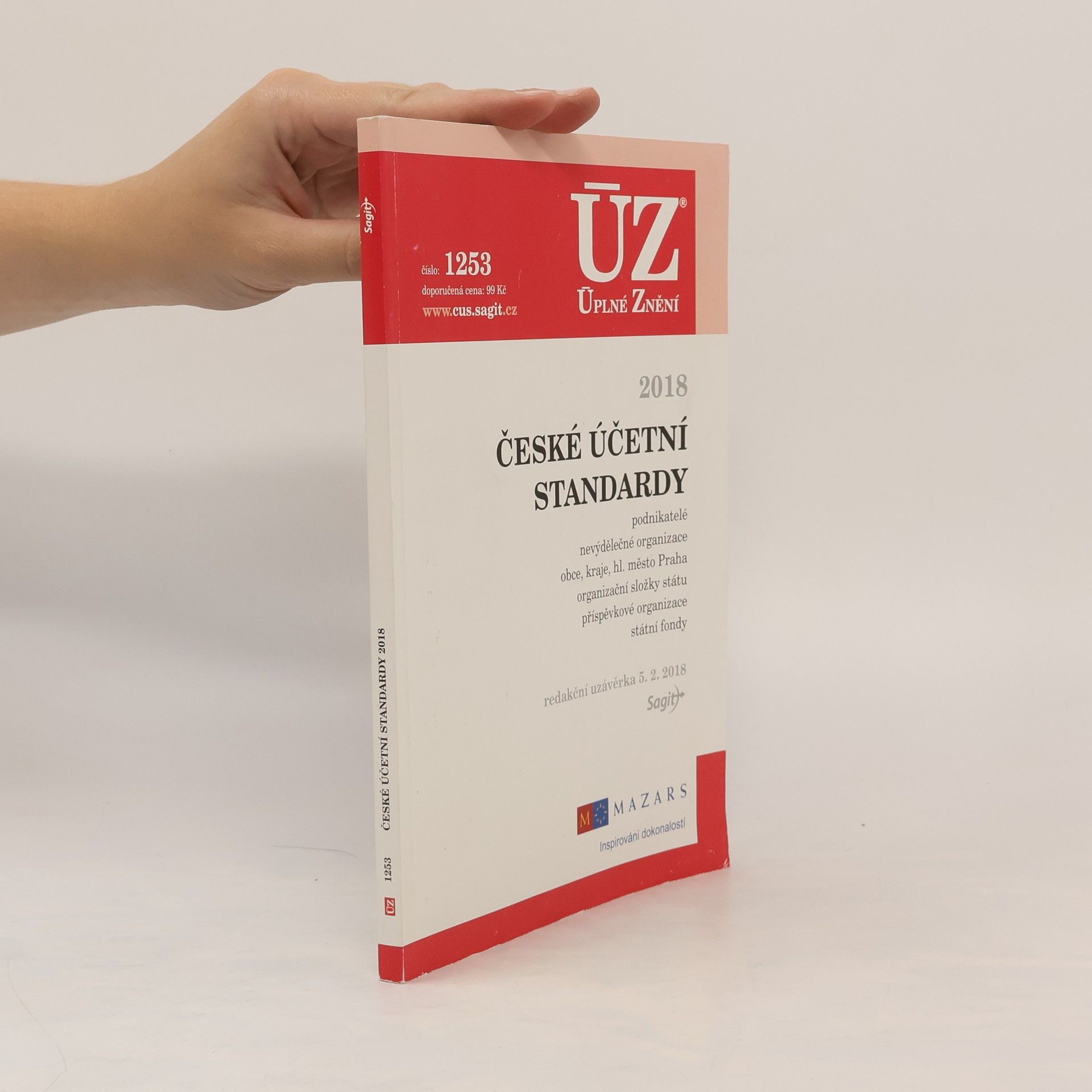 Autorenkollektiv České účetní standardy ; podnikatelé, nevýdělečné organizace, obce, kraje, příspěvkové organizace, organizační složky státu, státní fondy [ÚZ 2020 č. 1253]