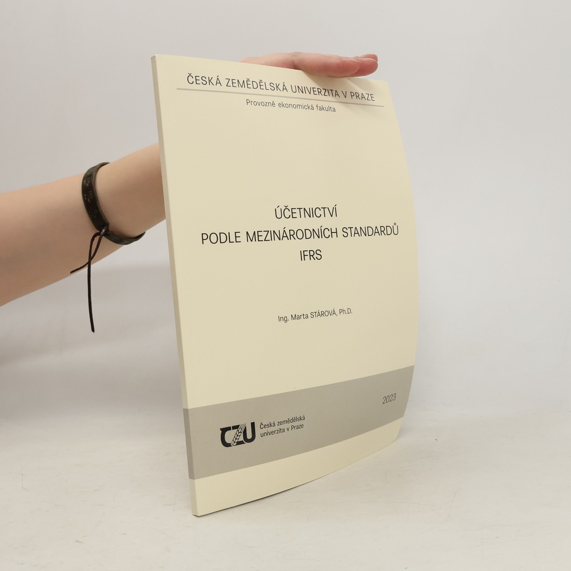 Marta Stárová Účetnictví podle mezinárodních standardů IFRS