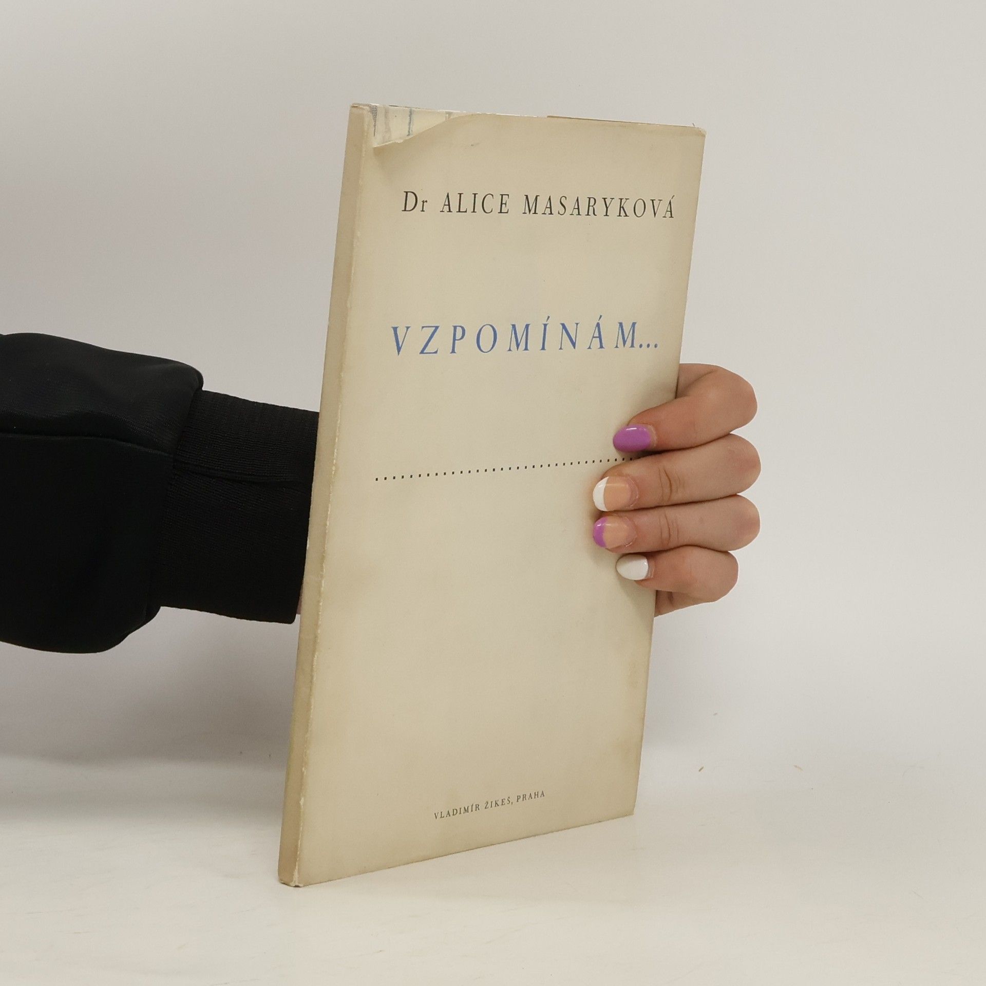 Alice Masaryková  Vzpomínám...