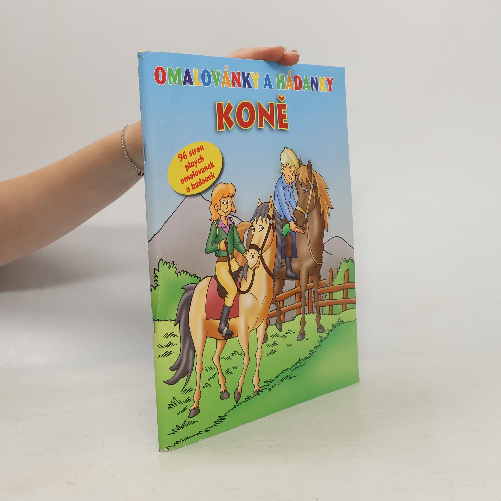 kolektiv Omalovánky a hádanky. Koně
