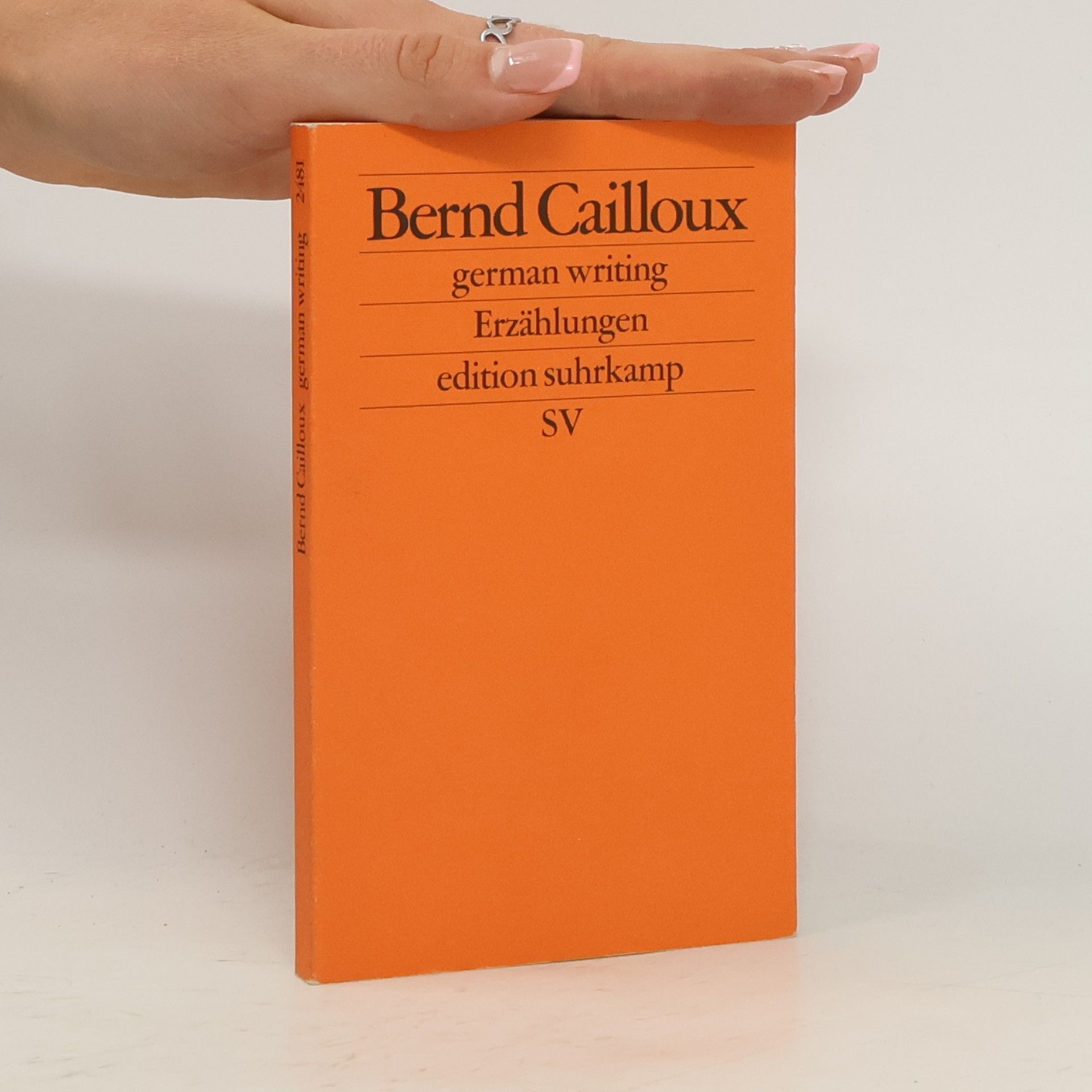 Bernd Cailloux german writing