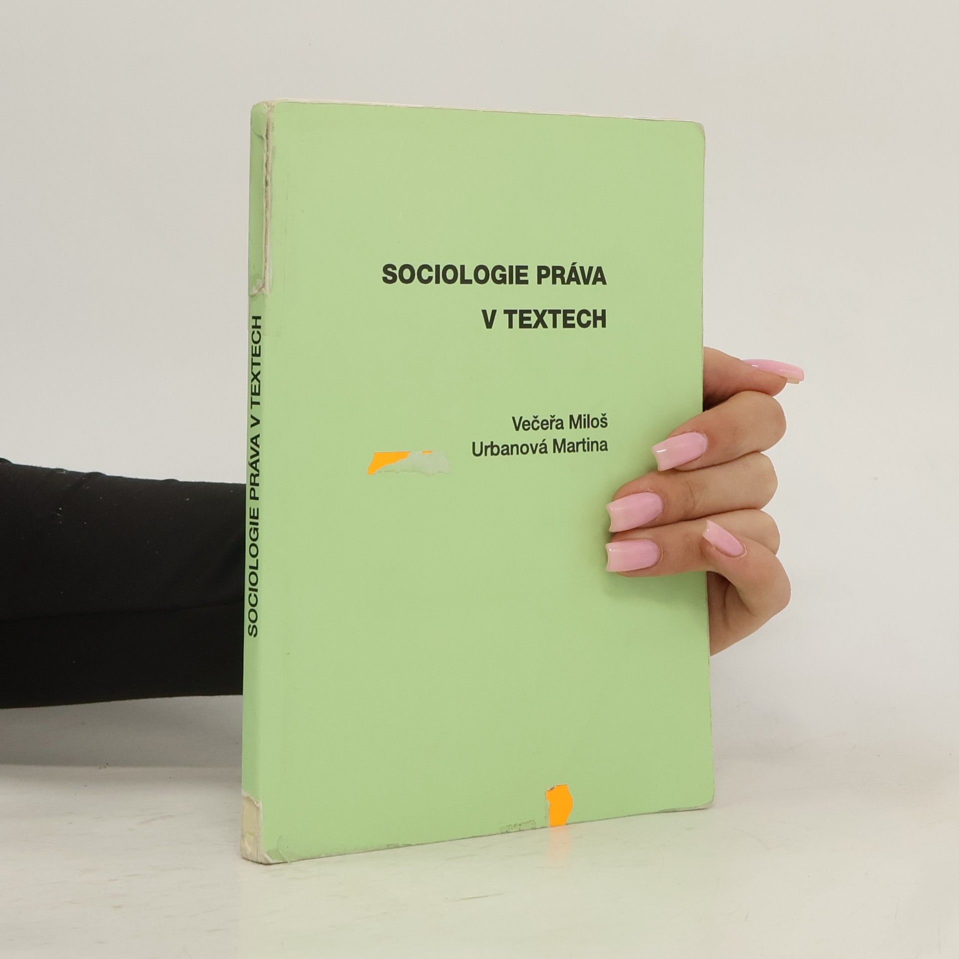 Miloš Večeřa Sociologie práva v textech