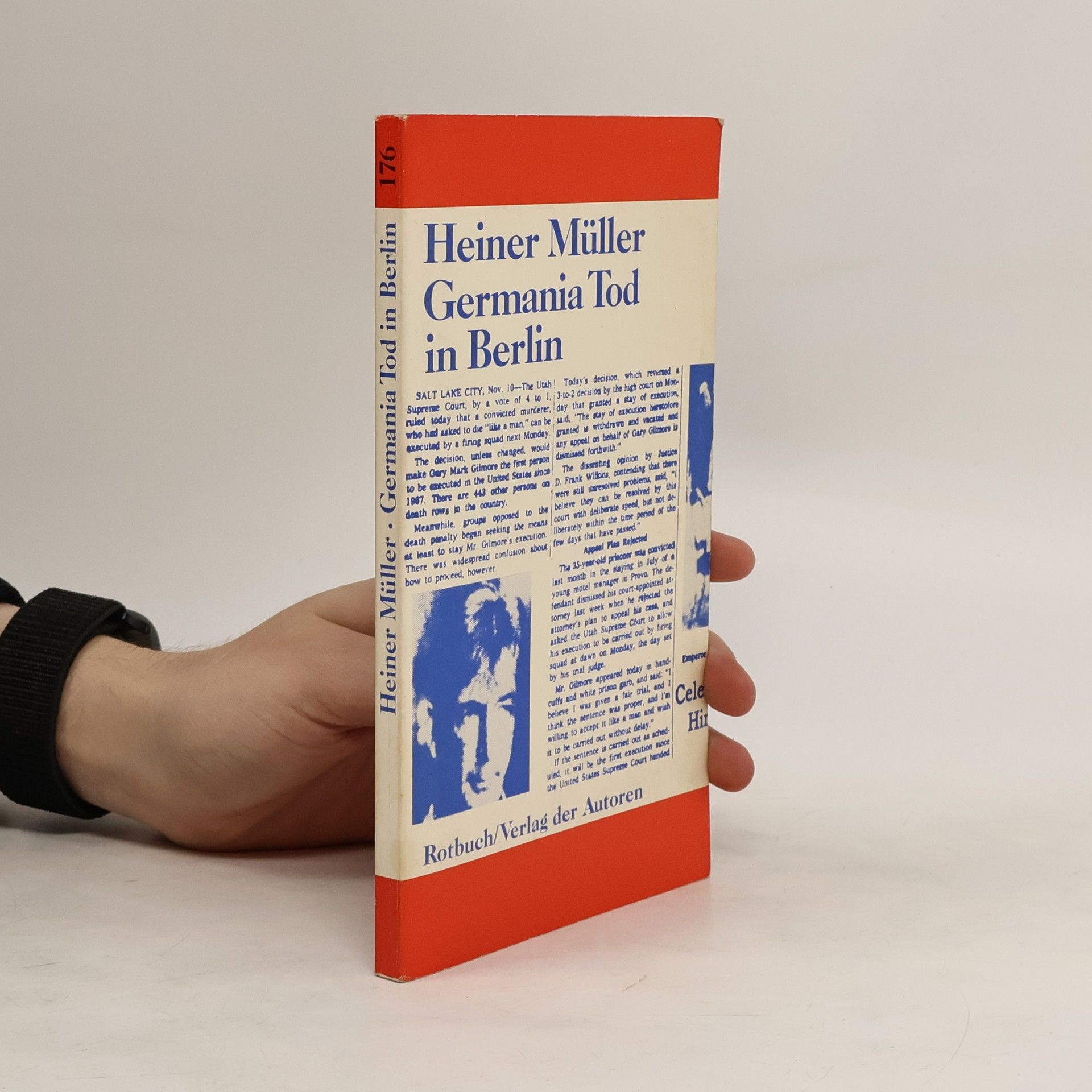 Heiner Müller Germania Tod in Berlin