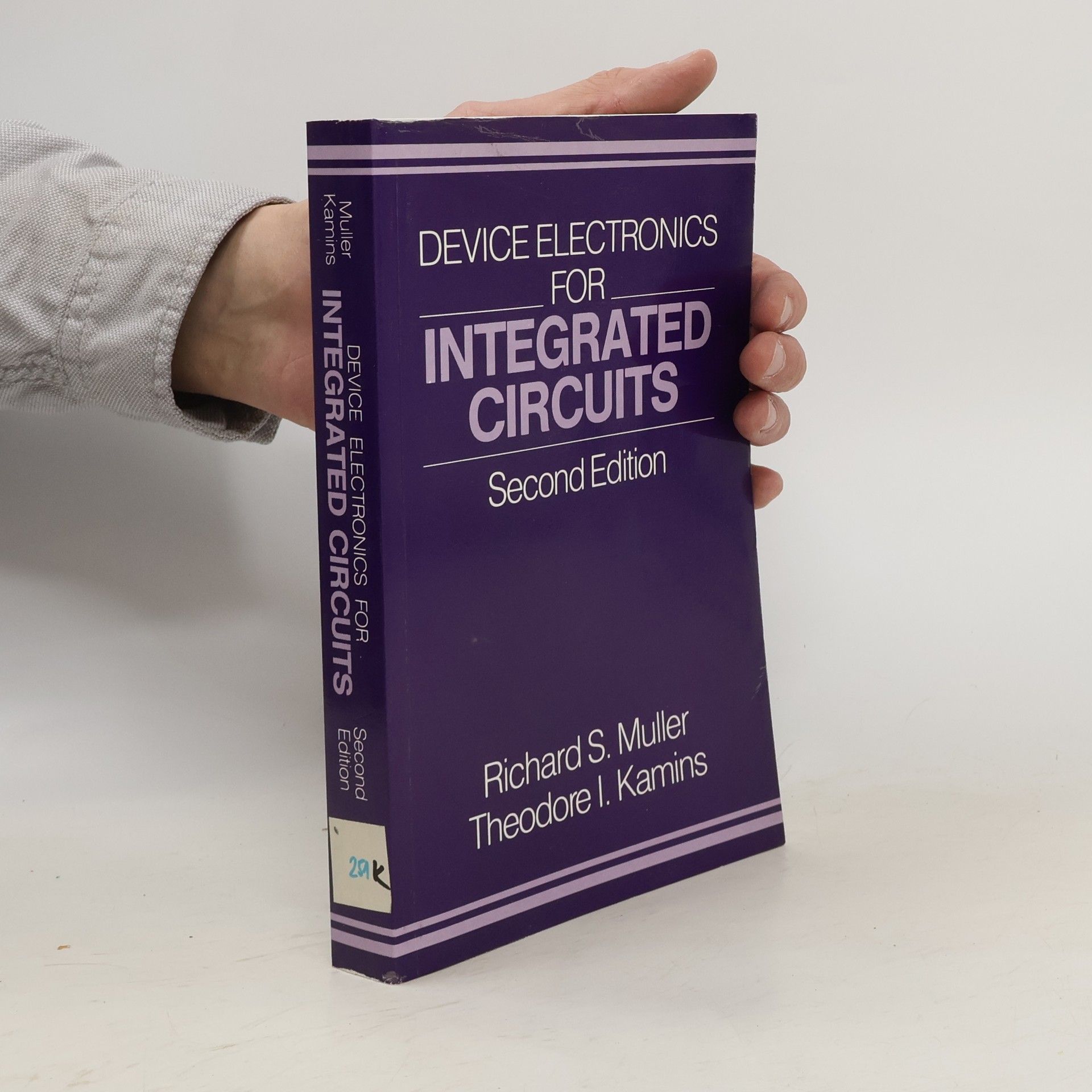 Richard S. Muller Device Electronics for Integrated Circuits