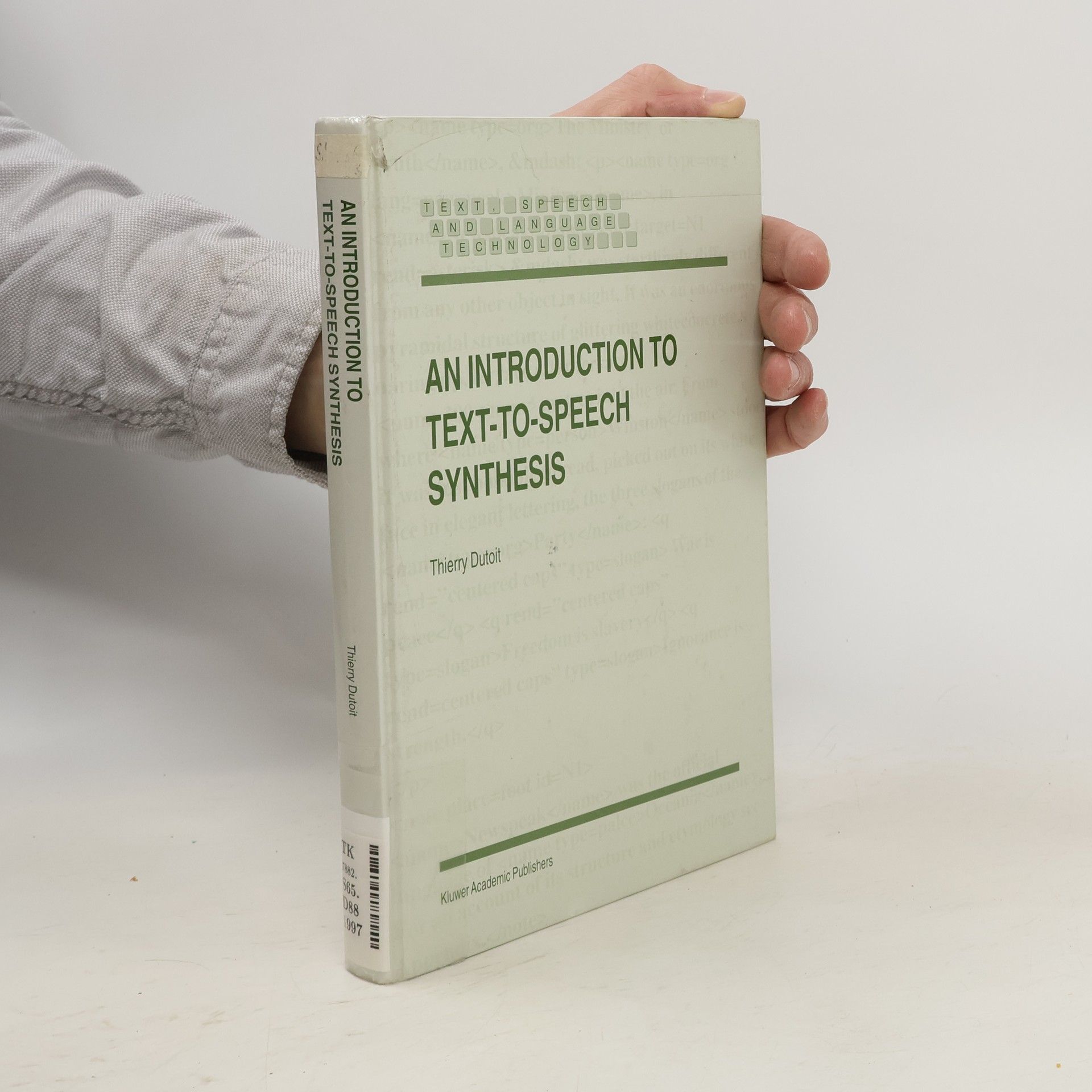 Thierry Dutoit An Introduction to Text-to-Speech Synthesis