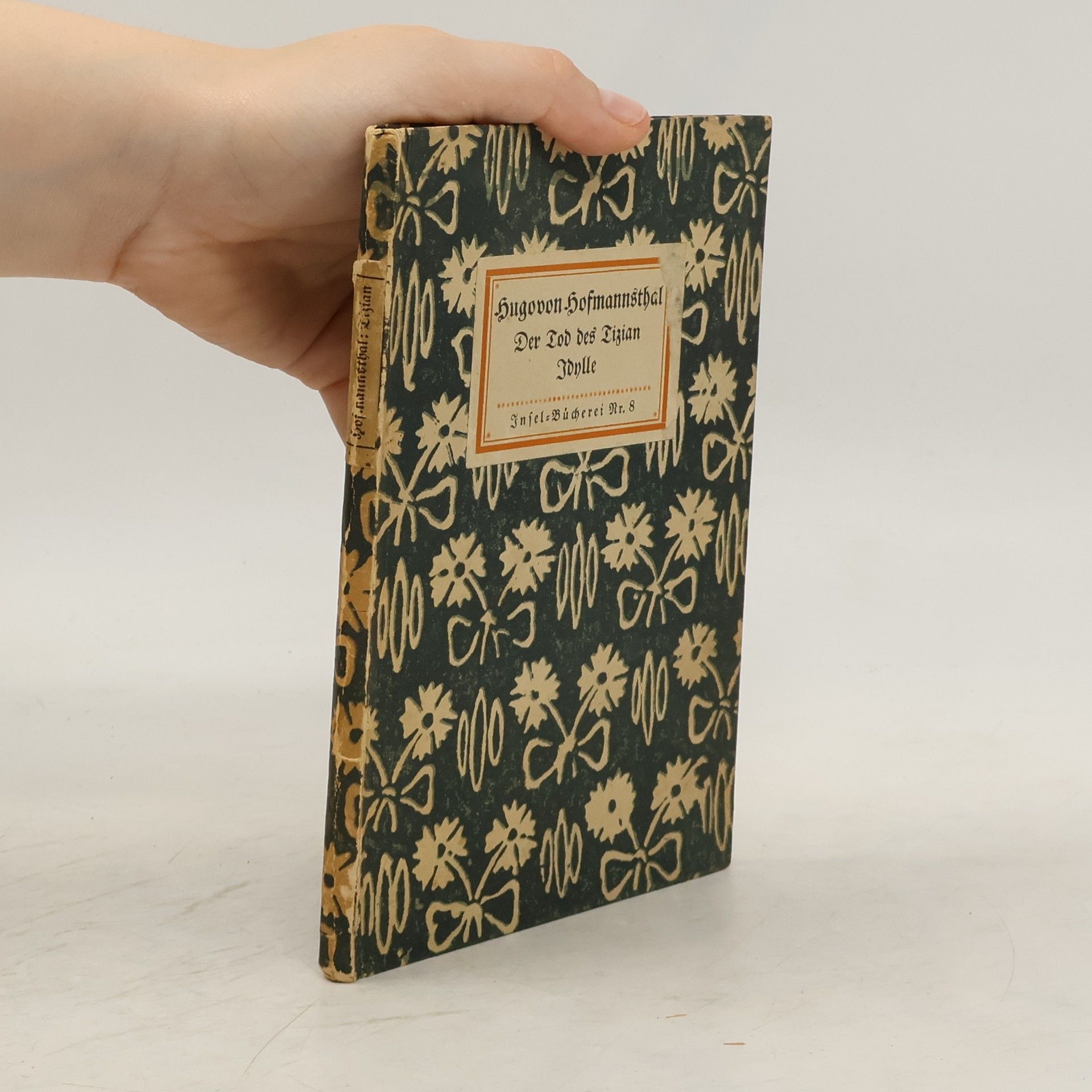 Hugo von Hofmannsthal Der Tod des Tizian Idylle