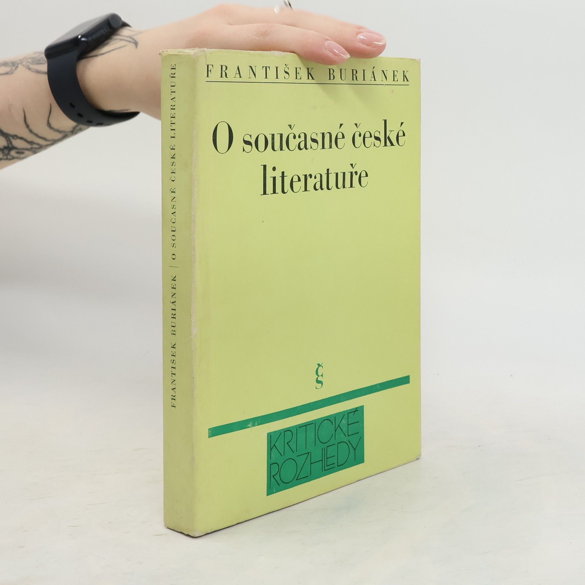 František Buriánek O současné české literatuře : výbor z kritických statí 1945-1980