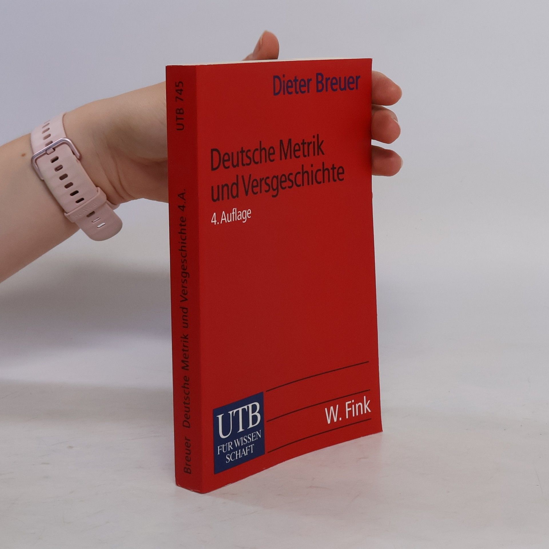 Dieter Breuer Deutsche Metrik und Versgeschichte