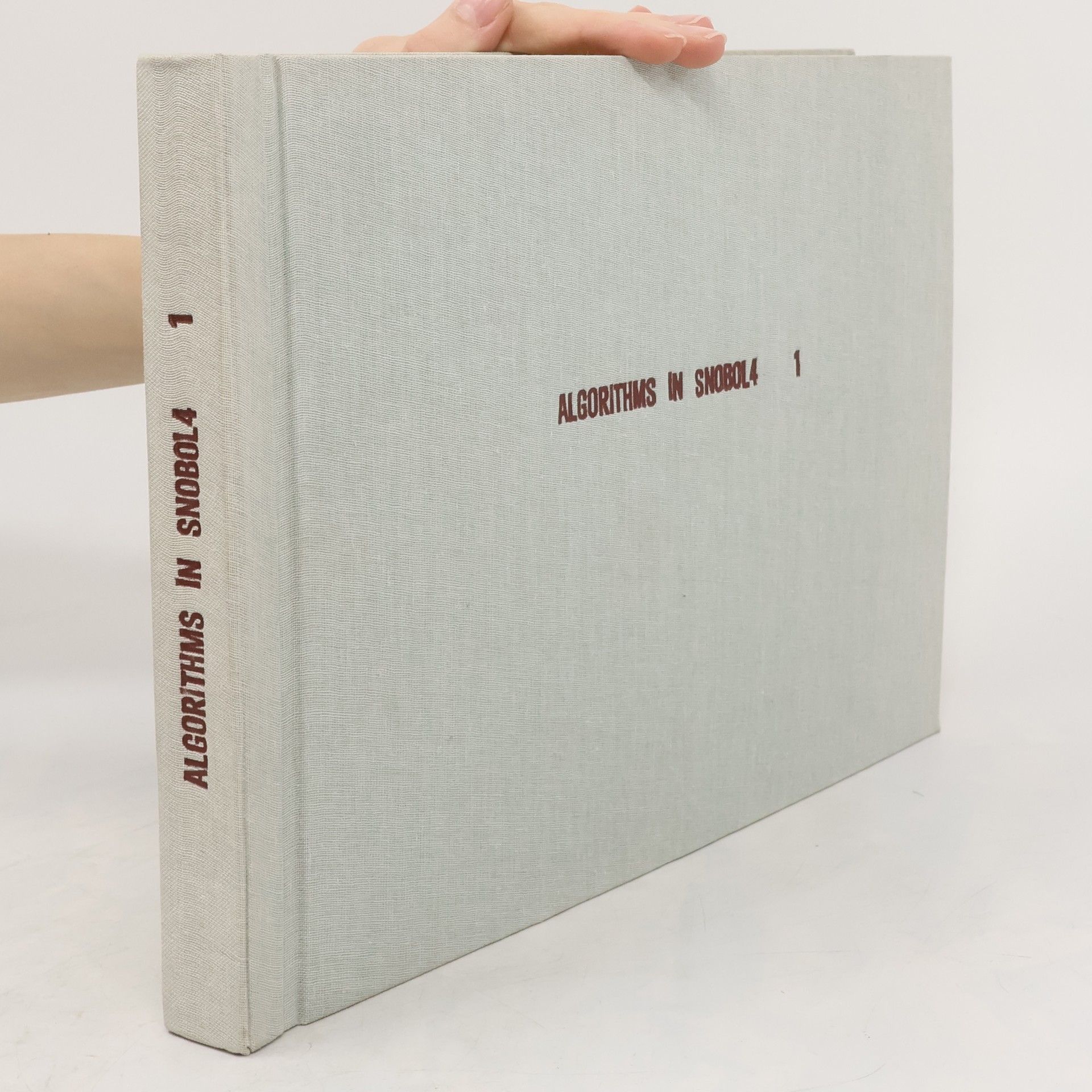 James F. Gimpel Algorithms in SNOBOL4