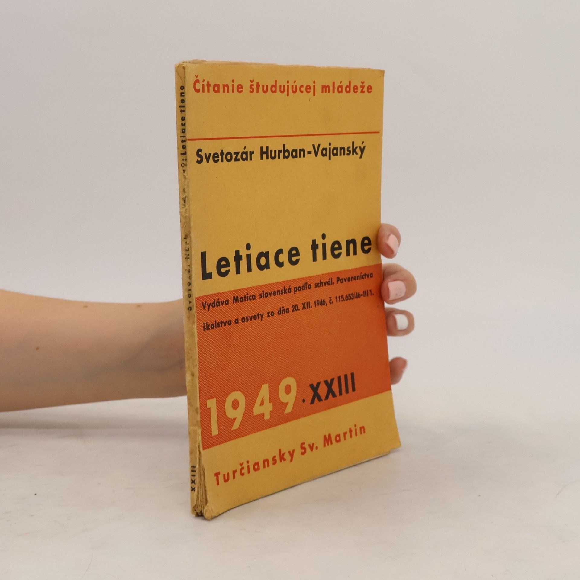 Svetozár Hurban Vajanský Letiace tiene