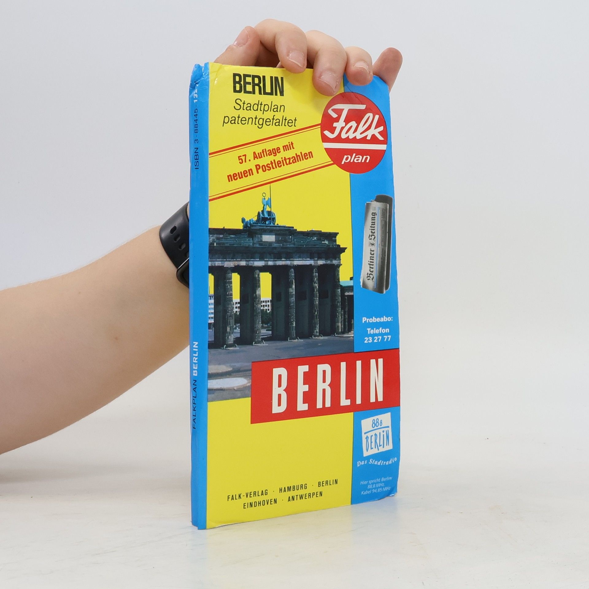 Autorenkollektiv Berlin. Stadtplan patentgefaltet