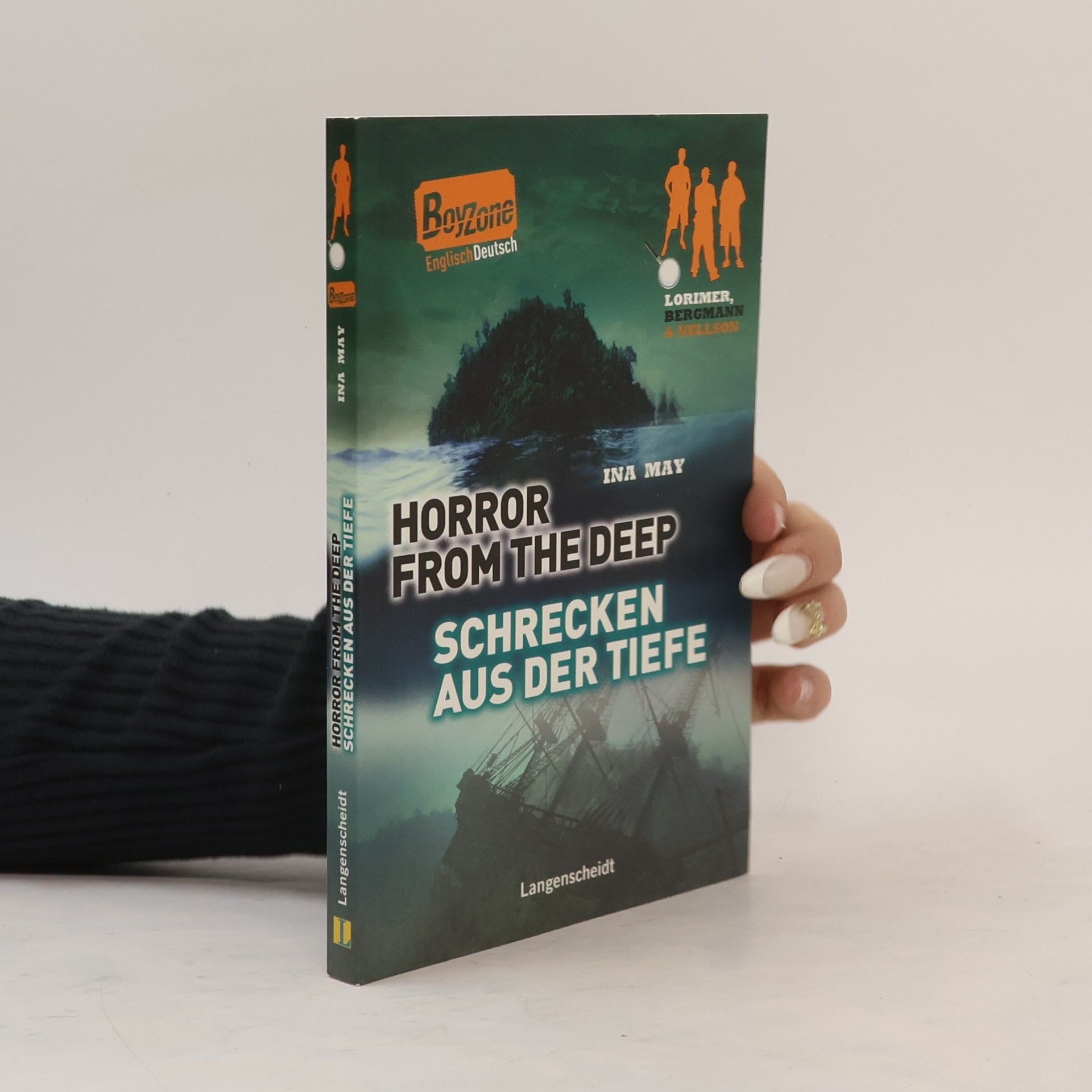 Ina May Horror from the Deep - Schrecken aus der Tiefe. Lorimer, Bergmann & Nellson. Ein deutsch-englischer Roman. Ab 4 Jahre Englisch