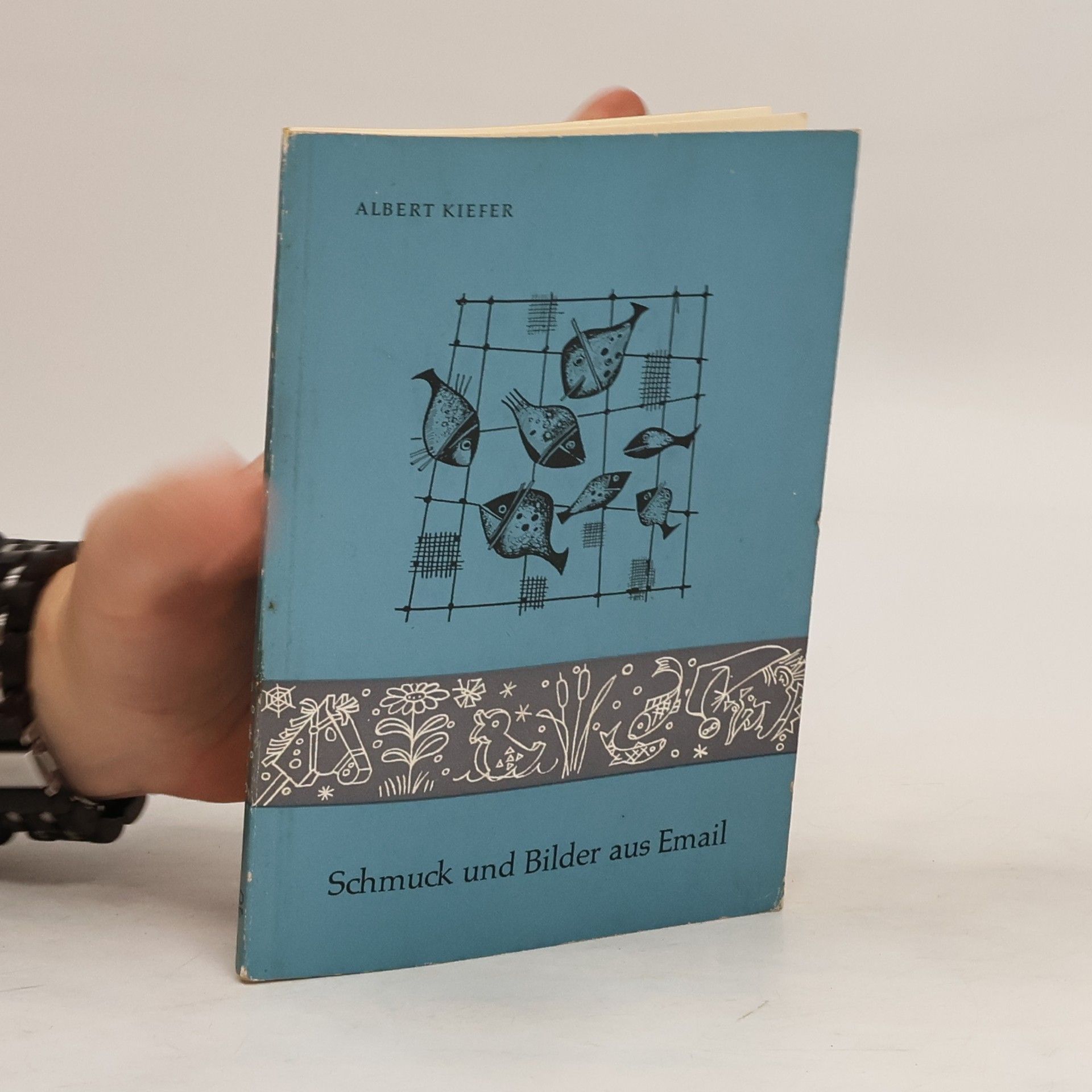 Albert Kiefer Schmuck und Bilder aus Email