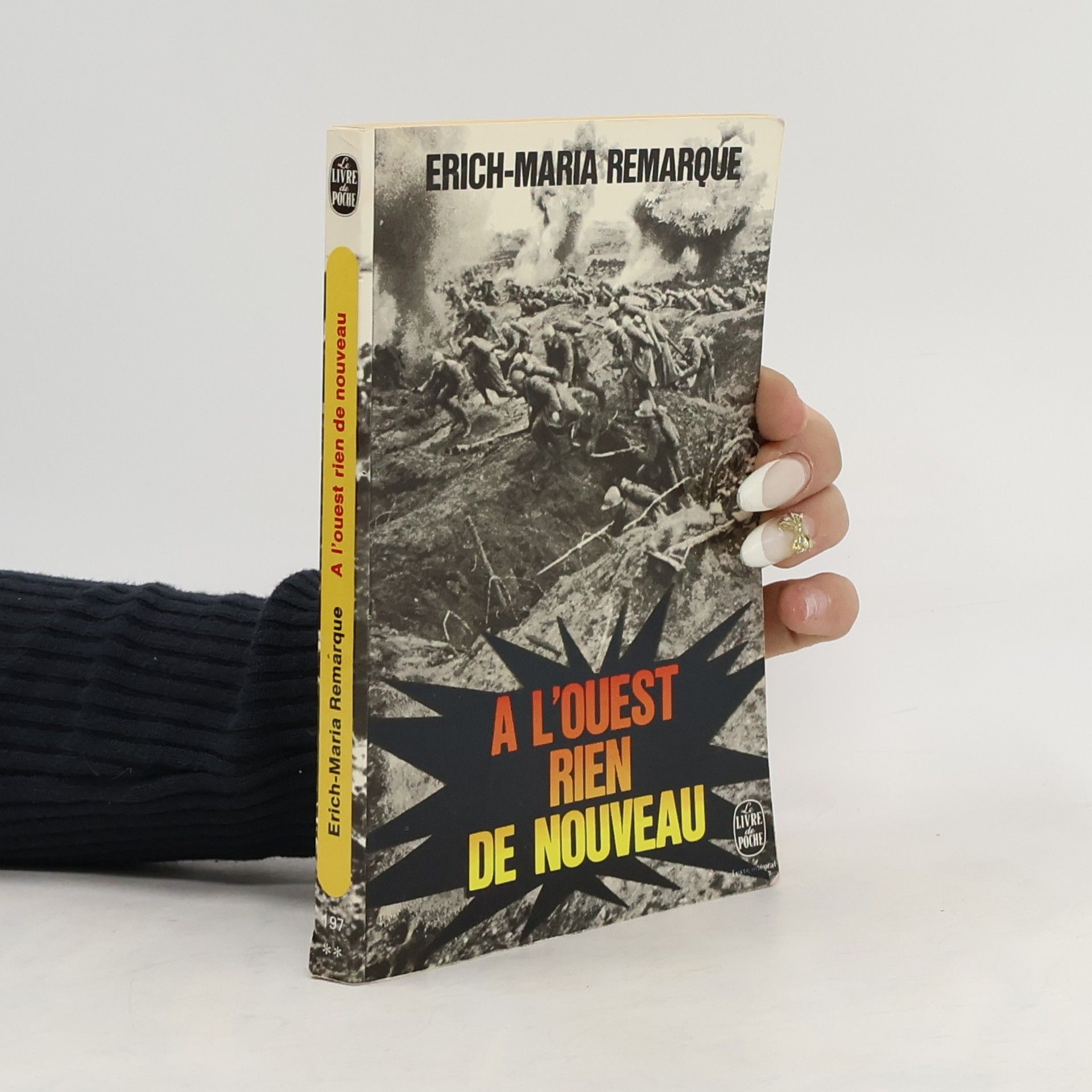 Erich Maria Remarque A l'ouest rien de nouveau