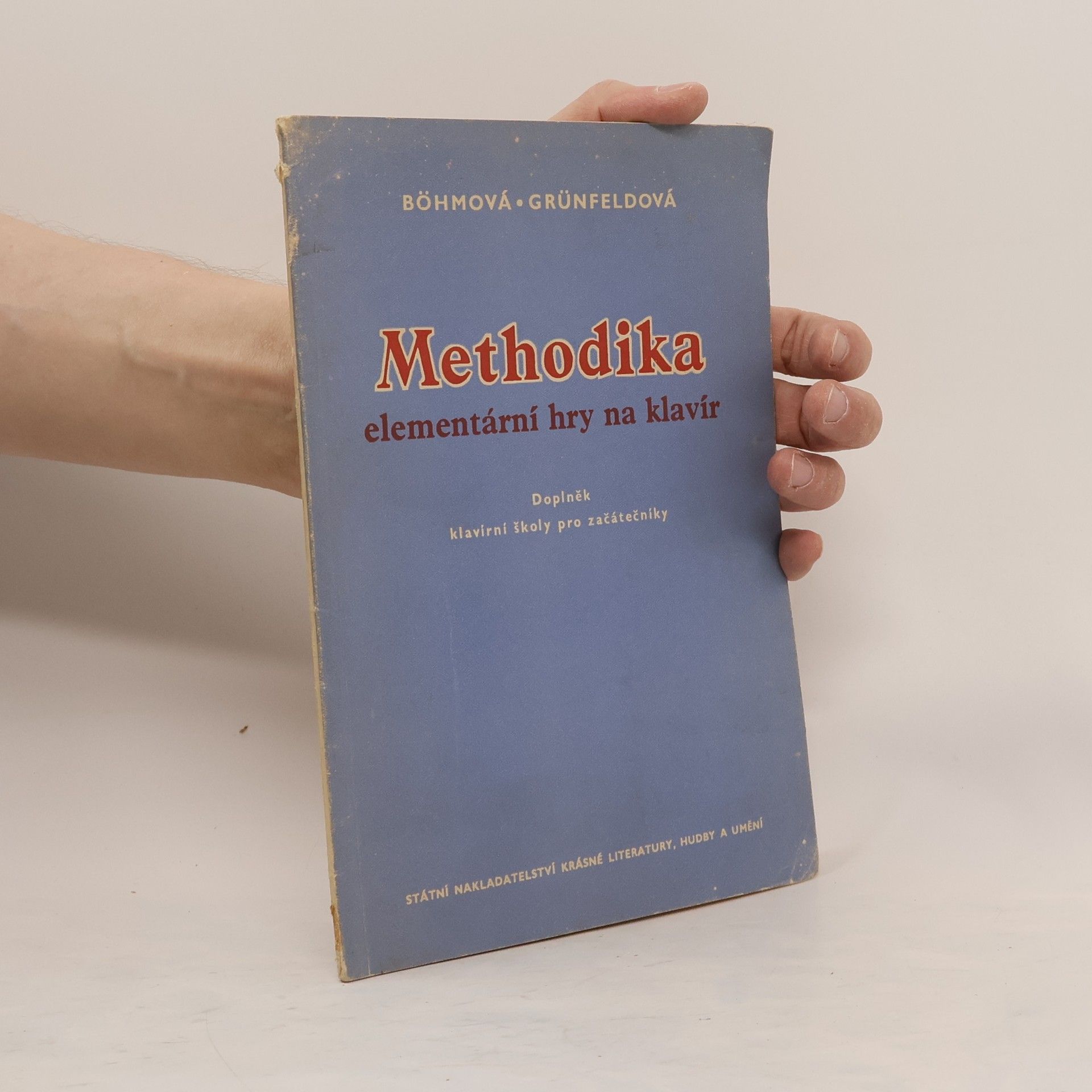 kolektiv Methodika elementární hry na klavír