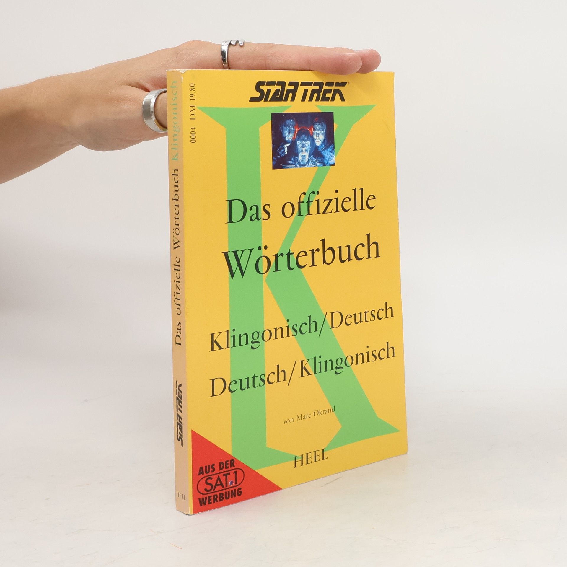 Marc Okrand Das offizielle Wörterbuch Klingonisch, Deutsch - Deutsch, Klingonisch