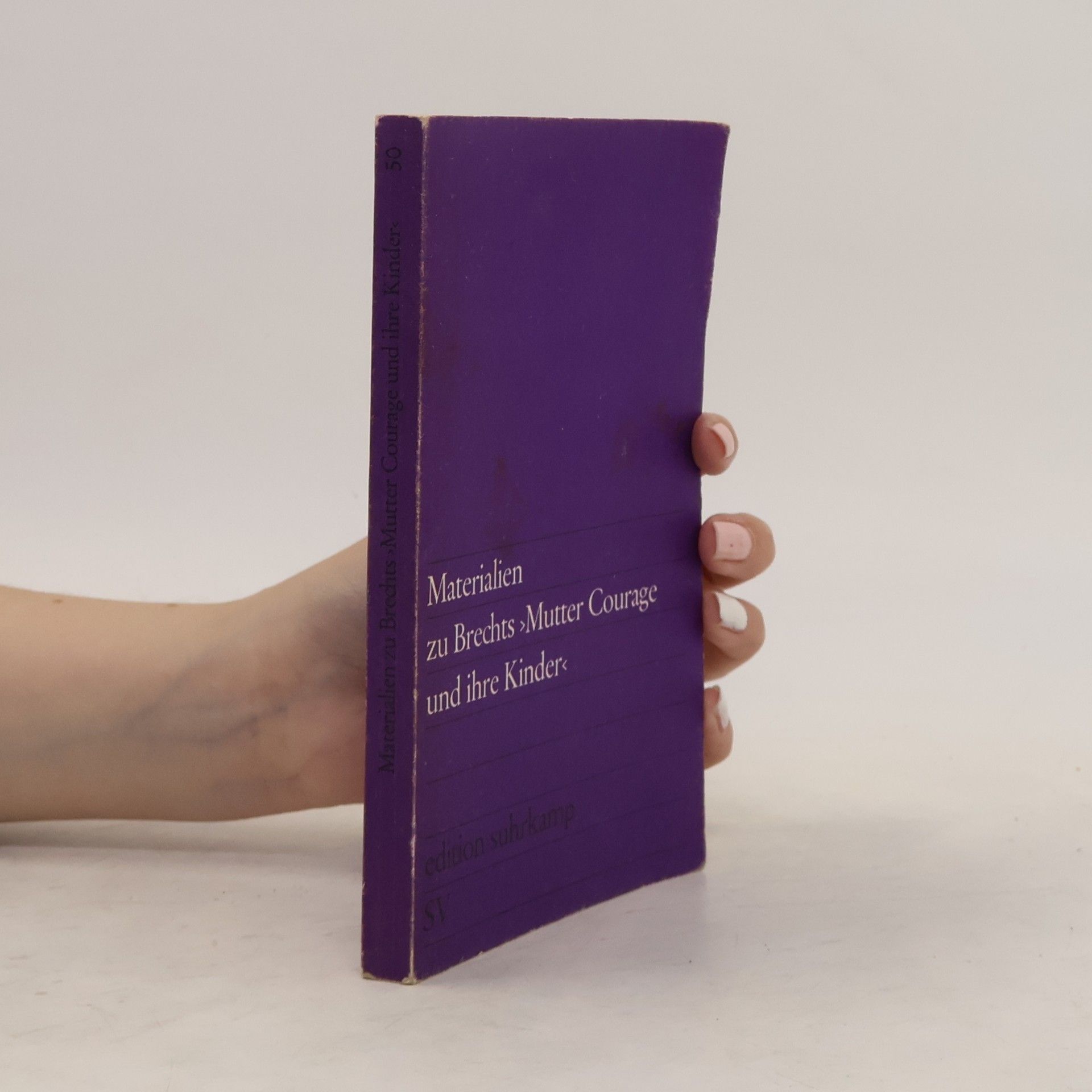 Bertolt Brecht Materialien Zu Brechts "Mutter Courage und Ihre Kinder."