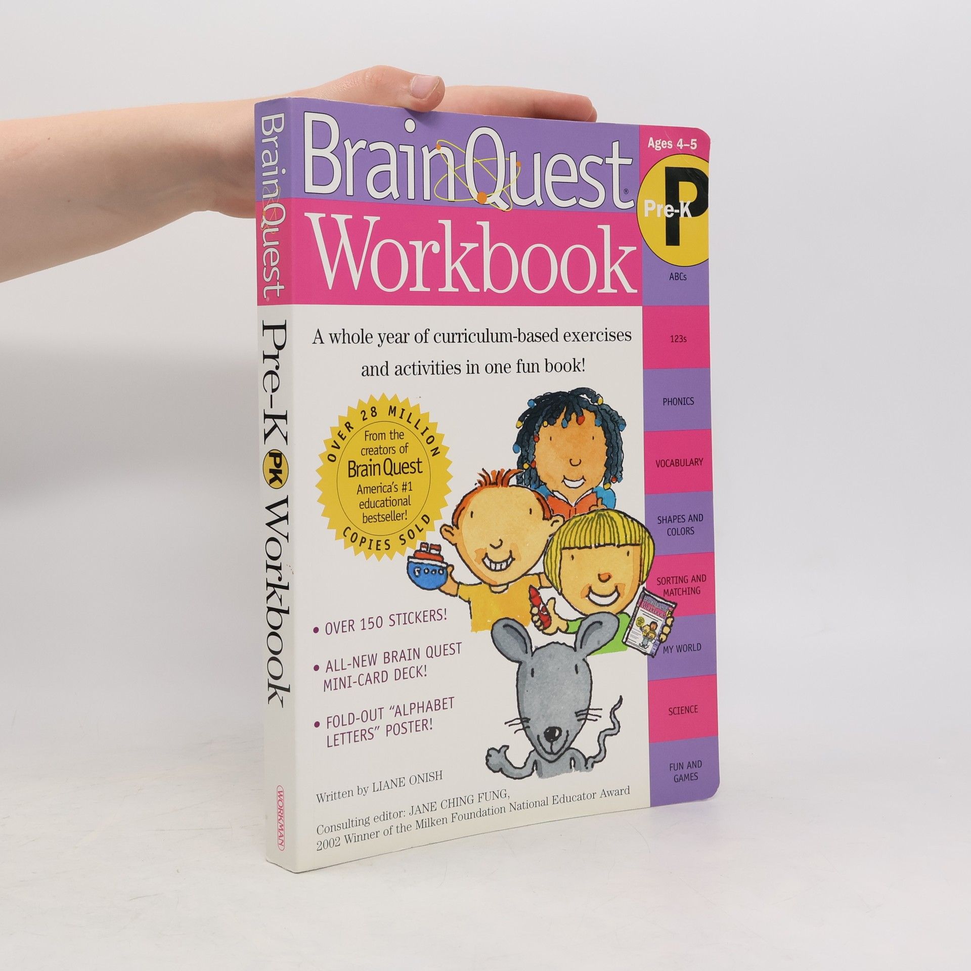 Liane Onish Brain Quest Workbook: Pre-K [With Stickers]