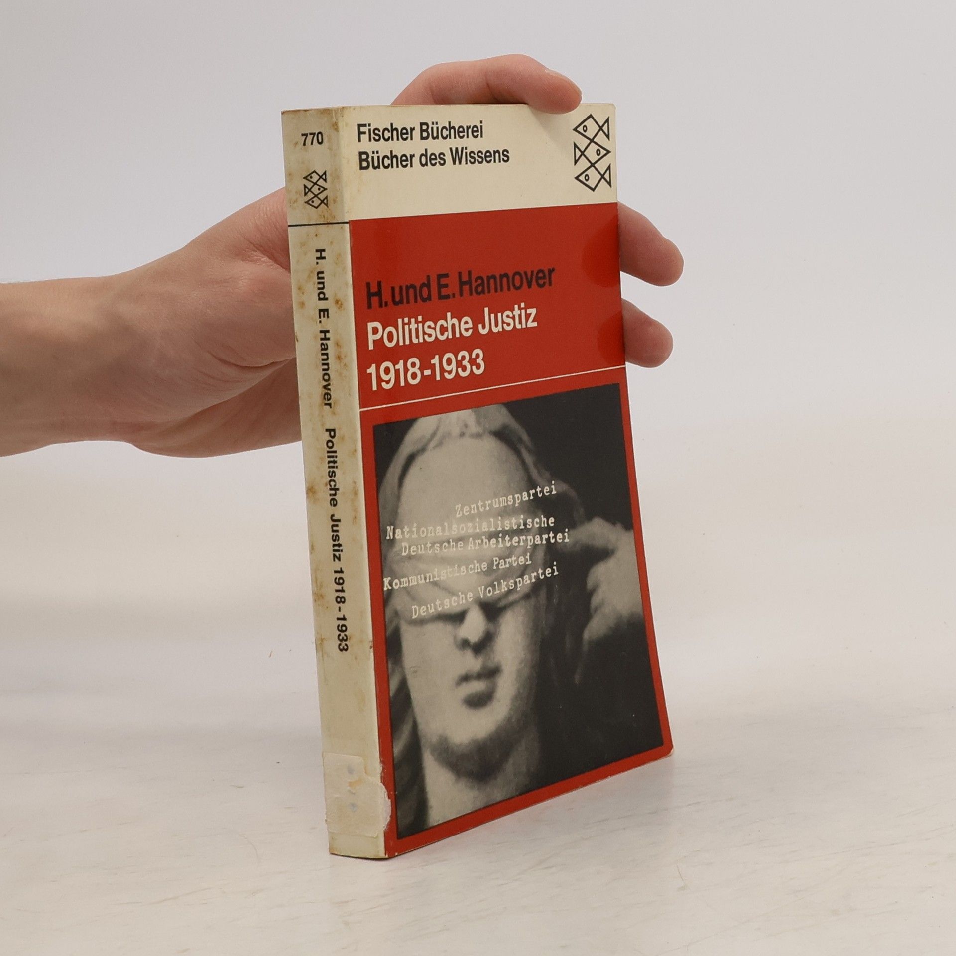 Elisabeth HannoverDrück Politische Justiz 1918-1933