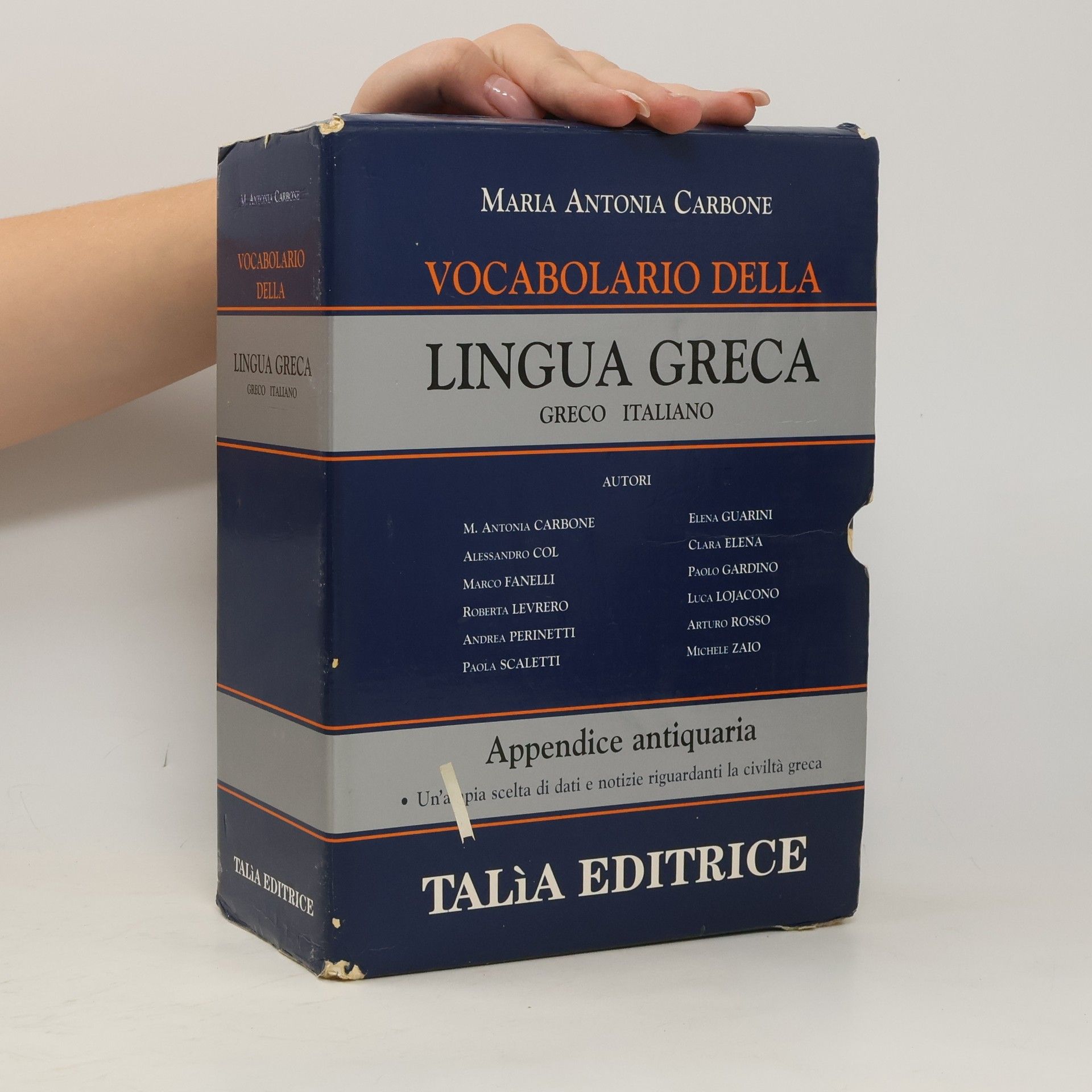 Maria Antonia Carbone Vocabolario della lingua greca. Greco-italiano