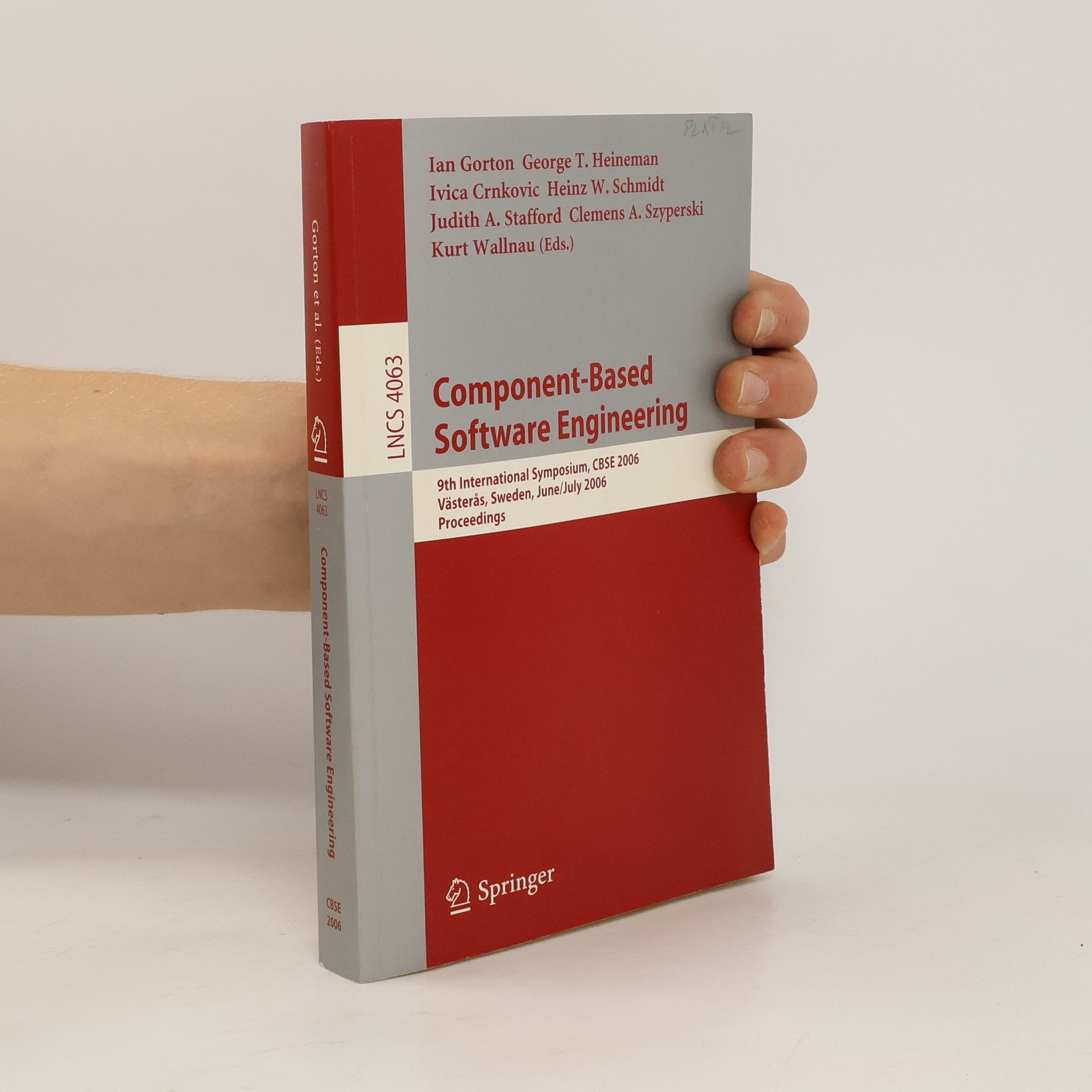 Ian Gorton Component based software engineering