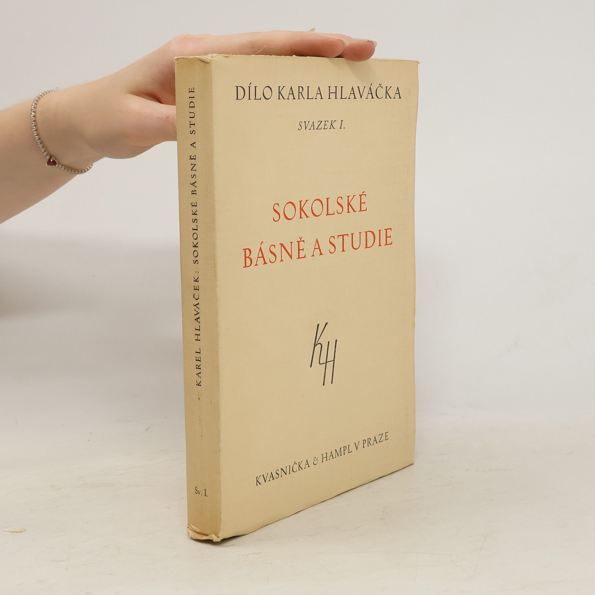 Karel Hlaváček Sokolské básně a studie