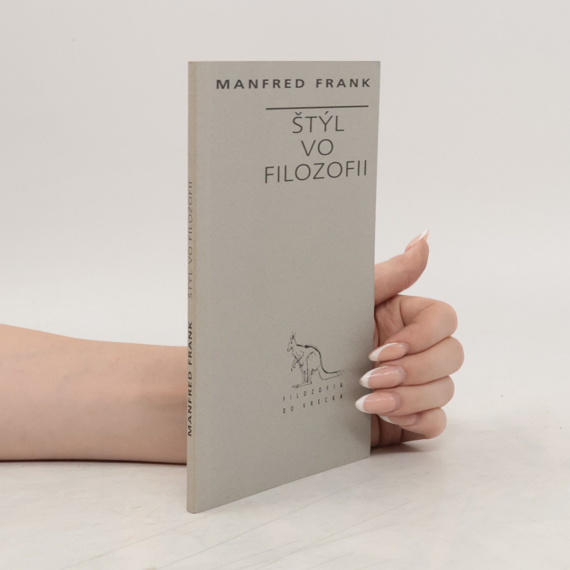 Manfred Frank Štýl vo filozofii