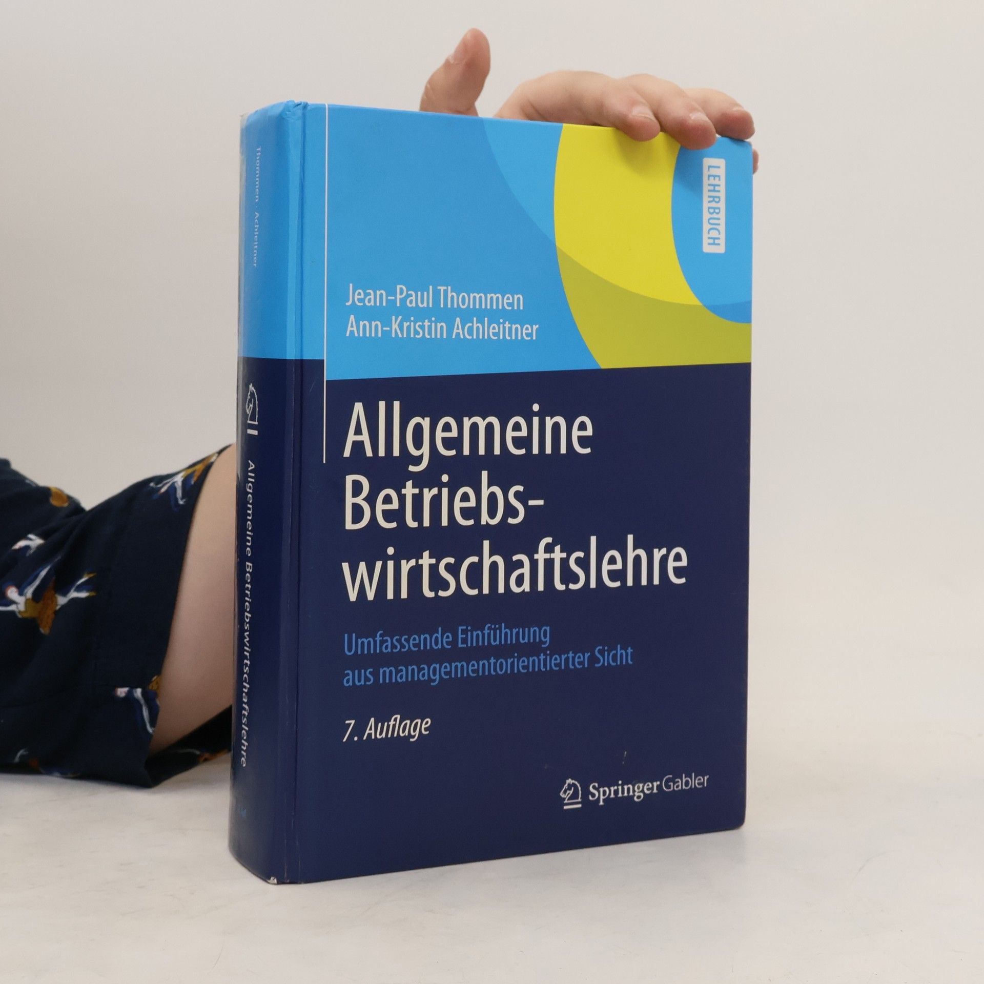 Jean-Paul Thommen Allgemeine Betriebswirtschaftslehre
