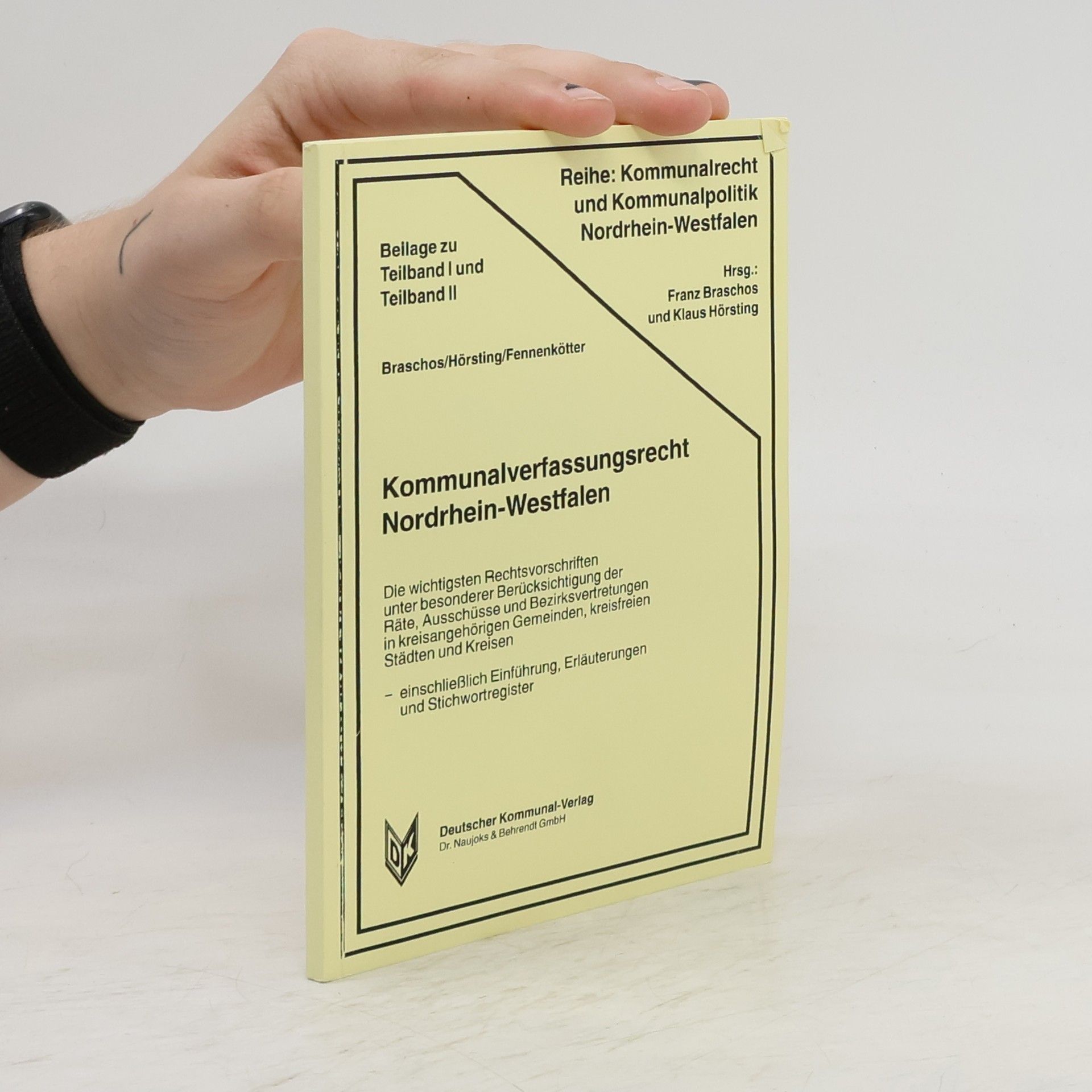 AA.VV. Kommunalverfassungsrecht Nordhein-Westfalen