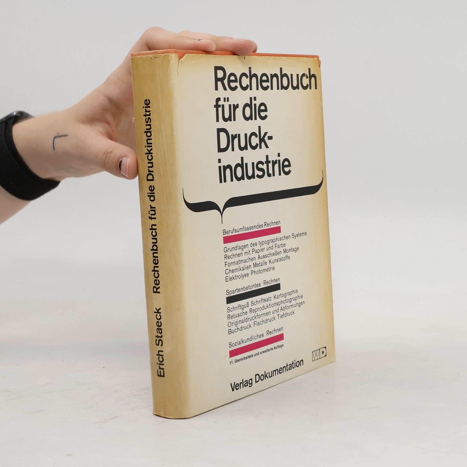 Erich Staeck Rechenbuch für die Druckindustrie